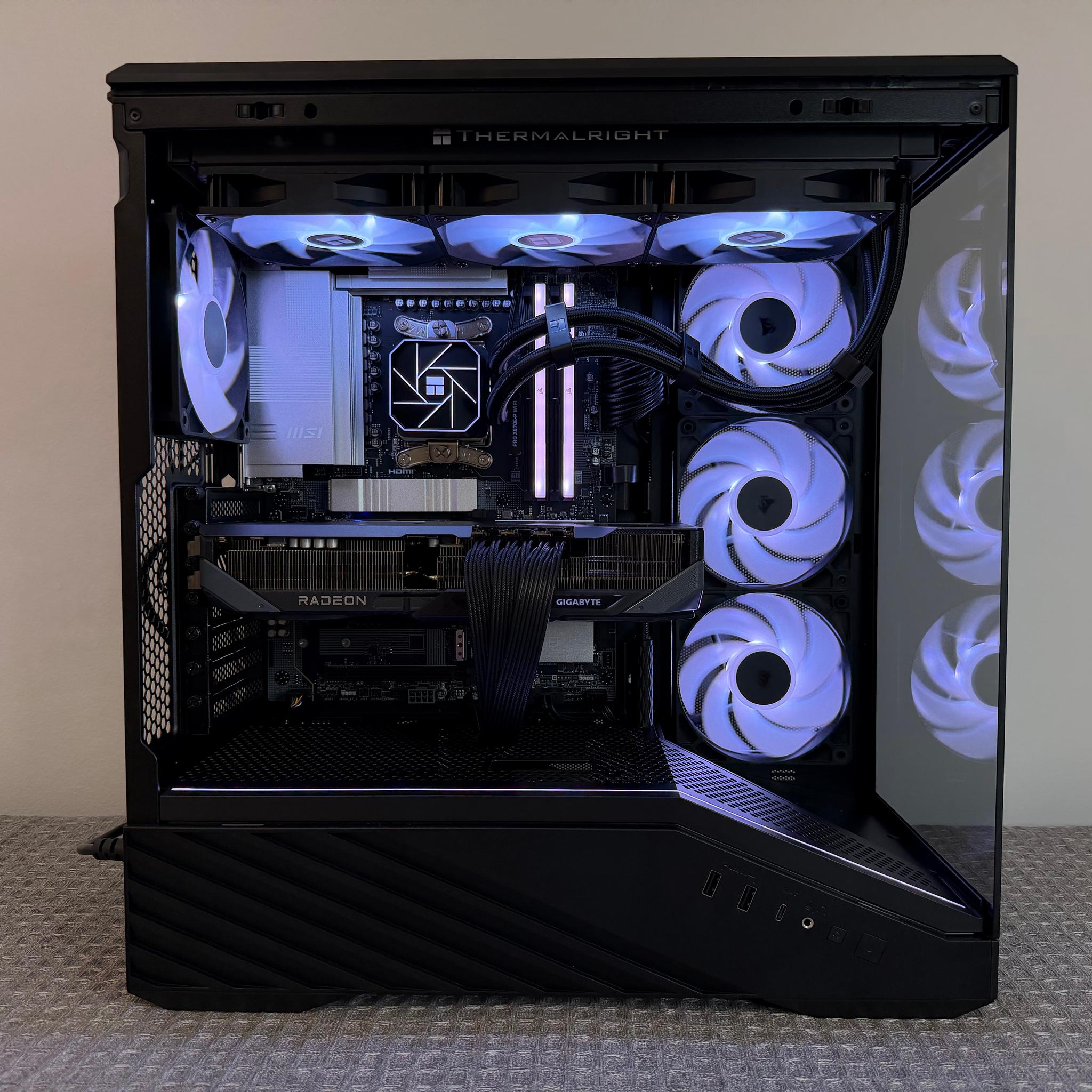 RX 9070 XT 16GB OC • RYZEN 7 9800X3D • X870-P WIFI • 32GB DDR5 • 2TB SSD • 360MM AIO • NEW GAMING PC