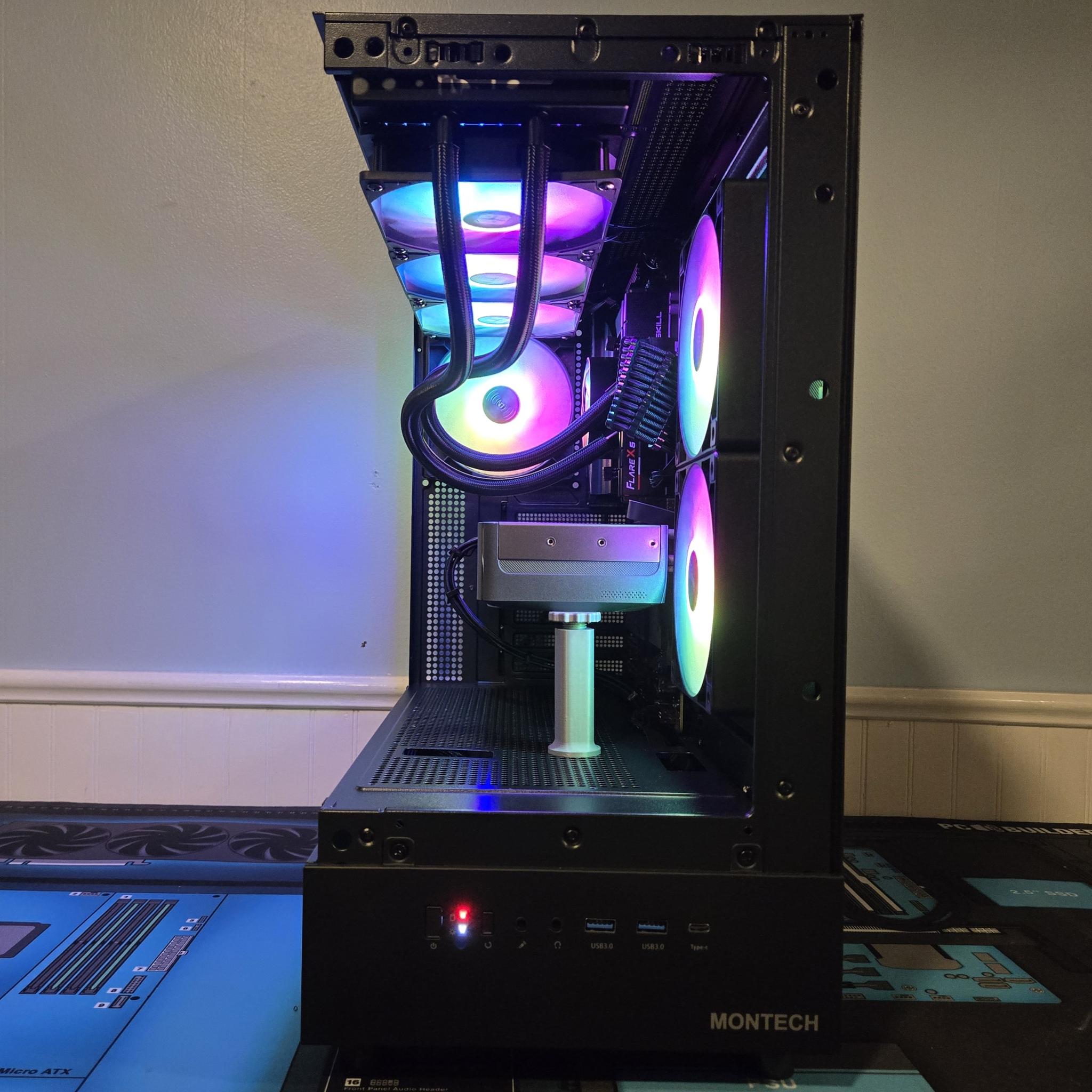 ⚫🩶Black/Silver 1440p PC🖥️ |7700X| RTX 5070|32gb DDR5|1tb NVME| Wifi/BT| Win 11 Pro| Free Shipping!