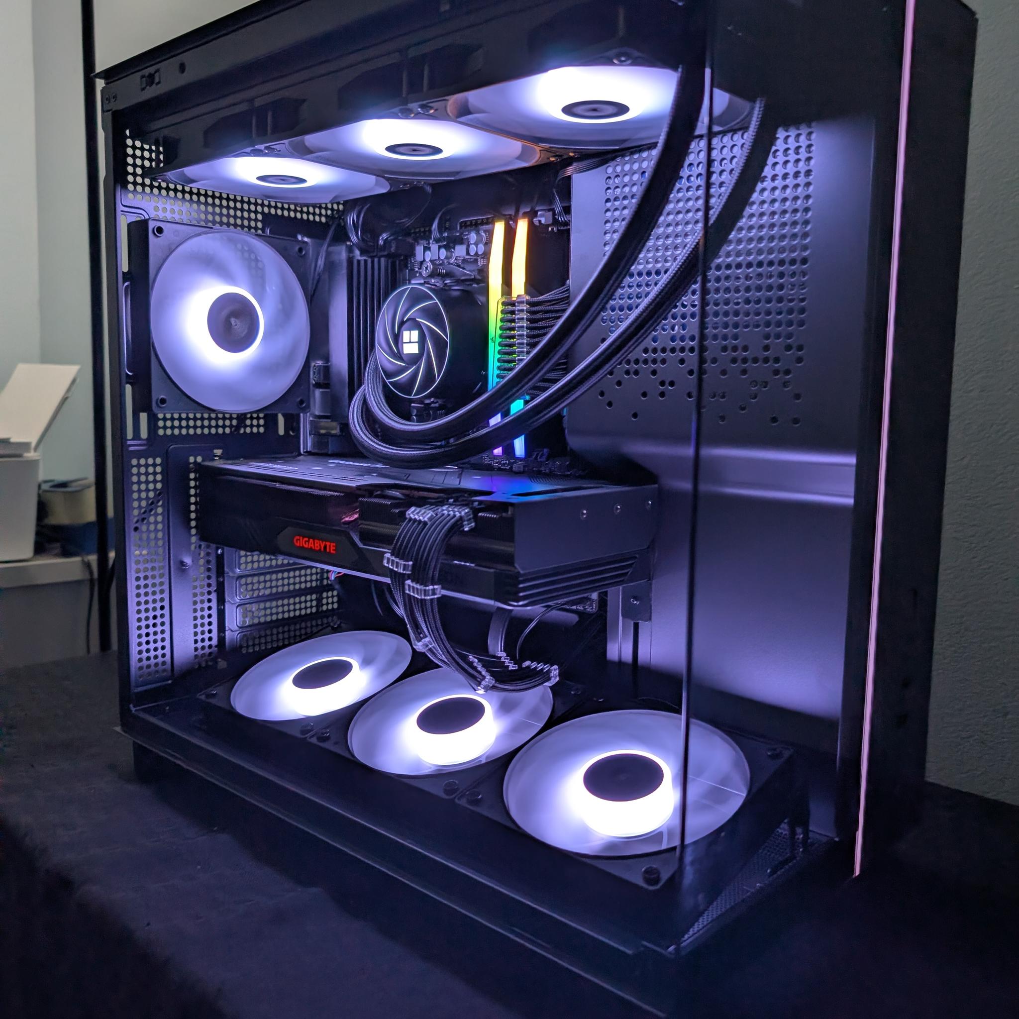Ryzen 5 7500x3d-RX 7800 XT 16GBvram-32GB DDR5 6000-1 TB NVME Gaming PC