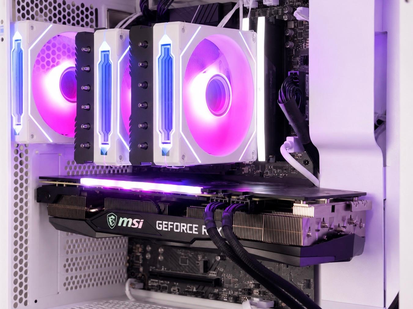 🩷🟣 HALO Gaming PC | RTX 3070 | Ryzen 5 7600X | 32GB DDR5 | 1TB NVME | WiFi and BT | FREE SHIP