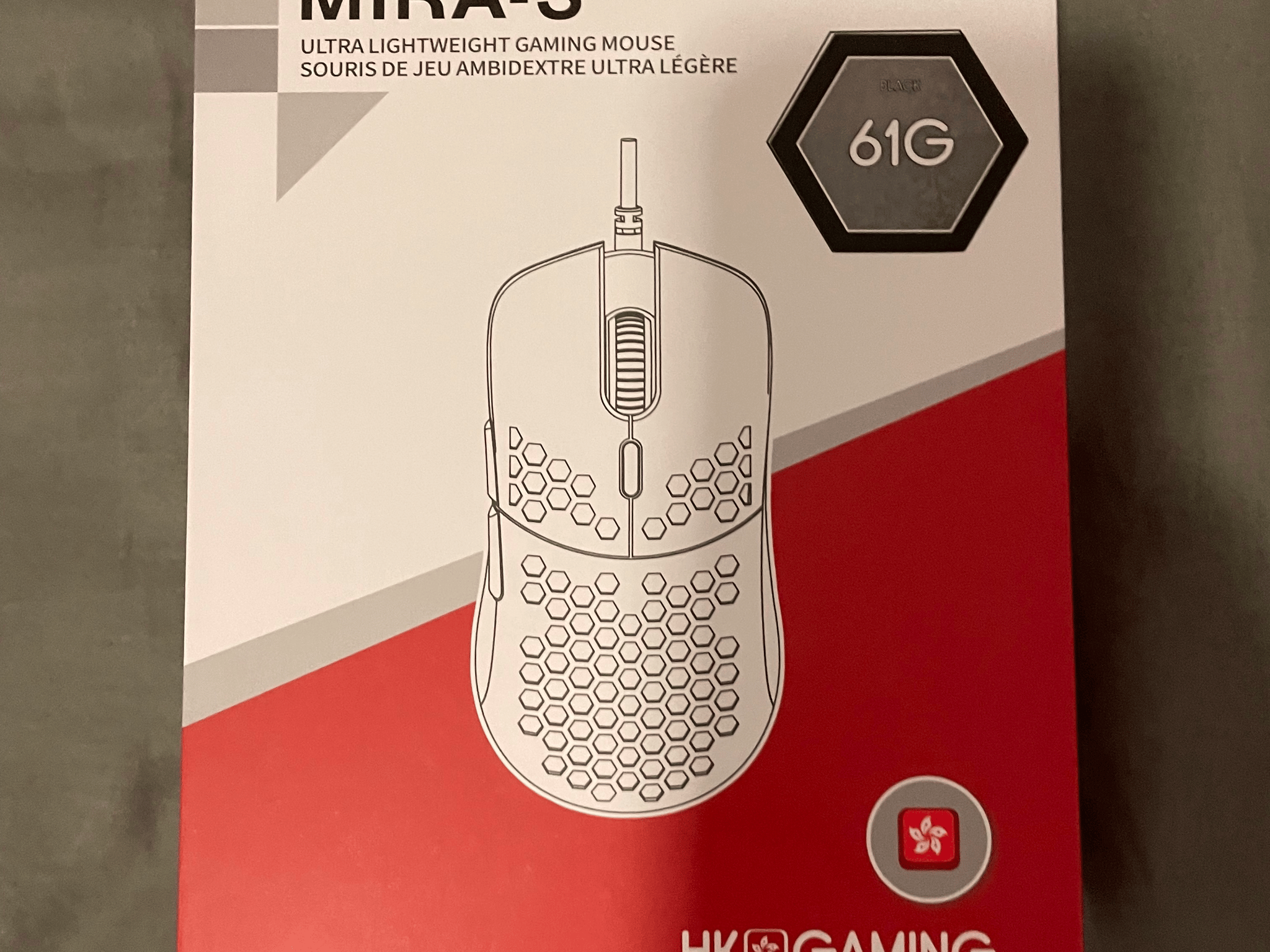 HK Gaming Mira-S Optical Gaming Mouse 61g