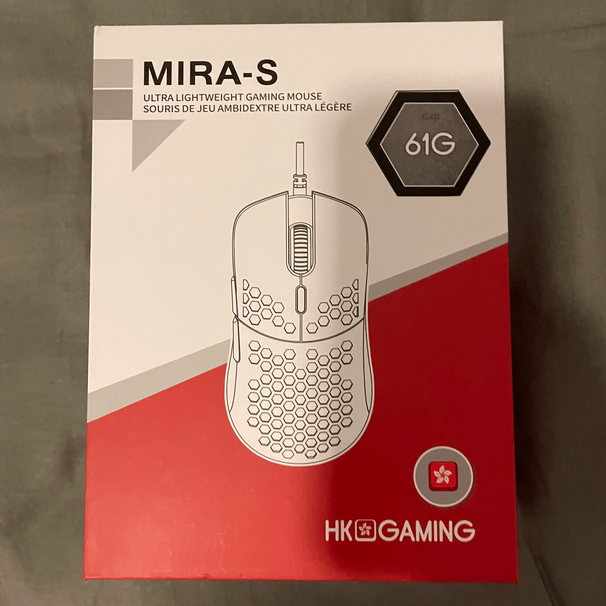 HK Gaming Mira-S Optical Gaming Mouse 61g
