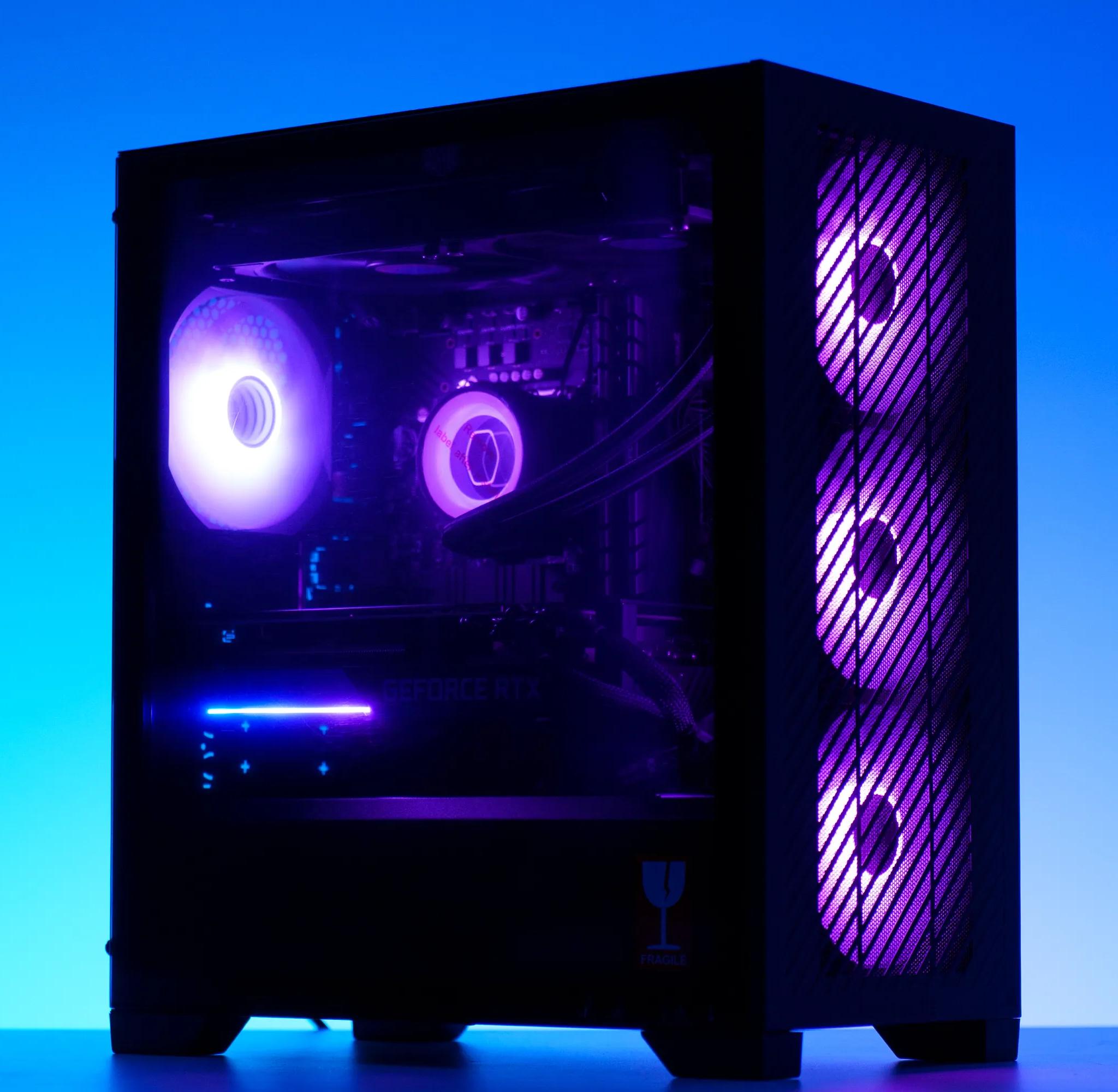 RTX 3070 + Intel i5 12600K Gaming PC w/ FREE RGB keyboard + mouse | 32GB RAM | 1TB m.2 | 240 AIO