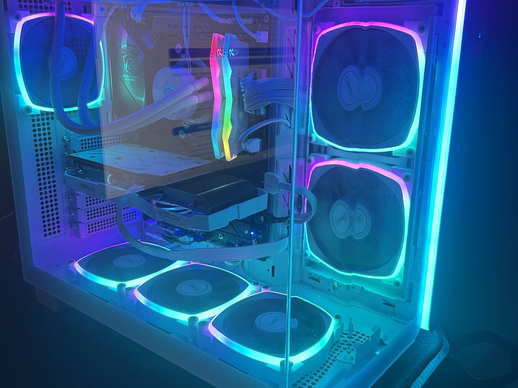 Custom Gaming PC Radeon RX 6600, 64GB DDR5 Ram, 1TB SSD, 8 TB HDD,  Ryzen 5 8600G