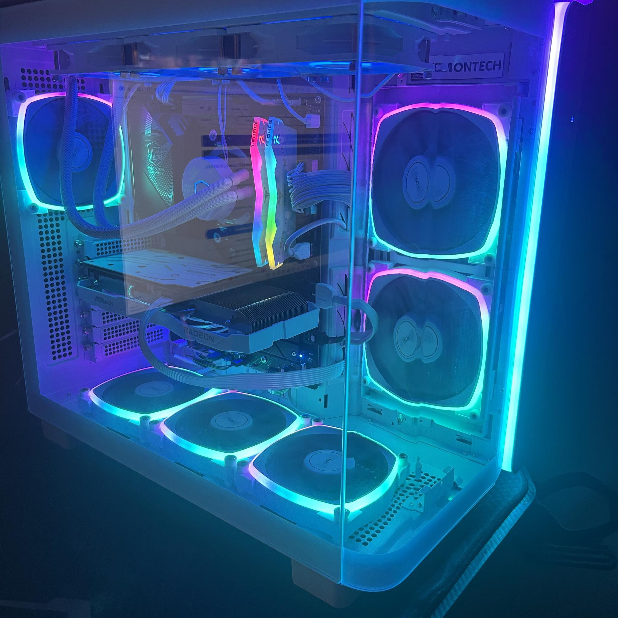 Custom Gaming PC Radeon RX 6600, 64GB DDR5 Ram, 1TB SSD, 8 TB HDD,  Ryzen 5 8600G