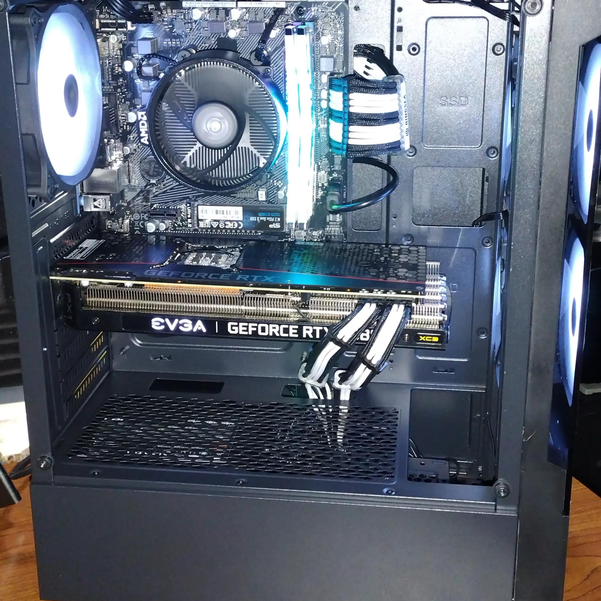 *NEW!* Asrock Gaming PC - EVGA RTX 3080, Ryzen 5, 16gb, 1TB S.P. Nvme SSD