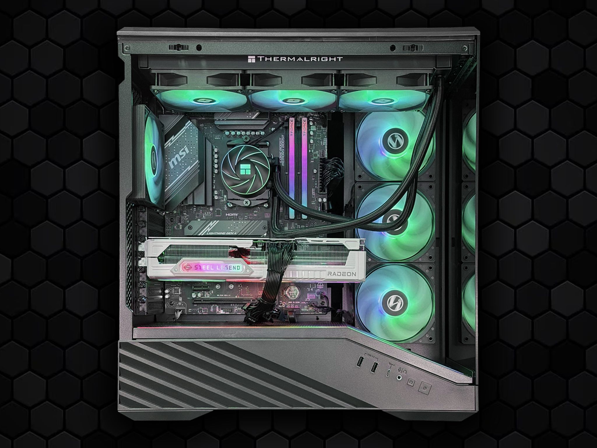 Core Ultra 7 265KF | RX 9070 XT 16GB | 32GB DDR5 (6000 MT/s) | 2TB SSD | 850W Gold PSU | AI Vector