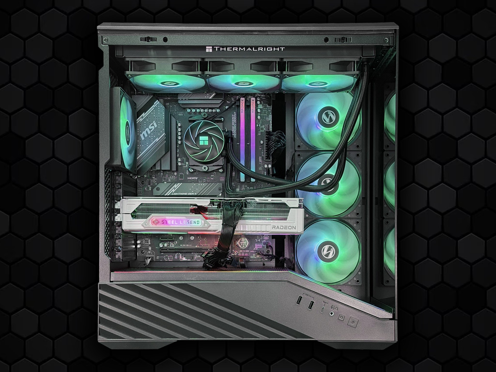 Core Ultra 7 265KF | RX 9070 XT 16GB | 32GB DDR5 (6000 MT/s) | 2TB SSD | 850W Gold PSU | AI Vector