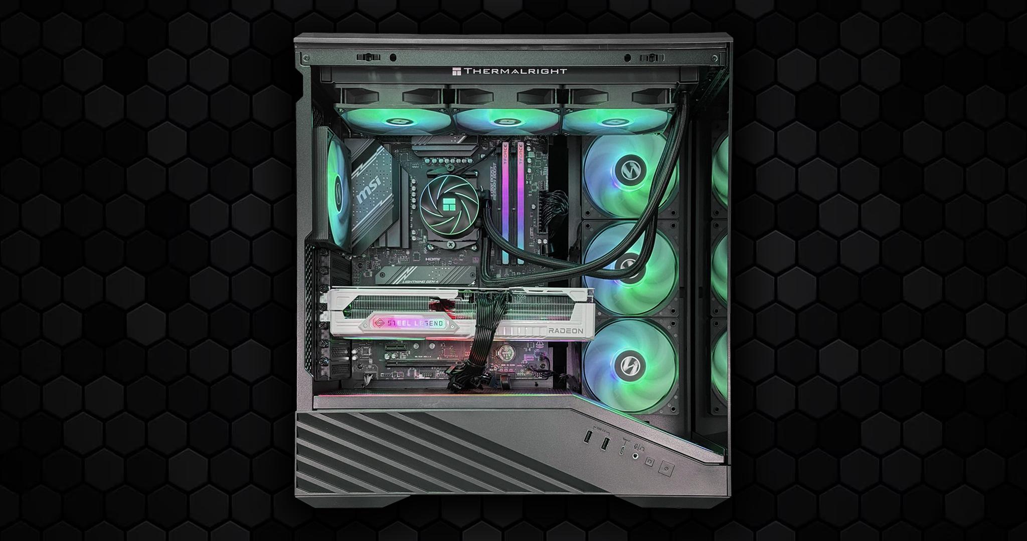 Core Ultra 7 265KF | RX 9070 XT 16GB | 32GB DDR5 (6000 MT/s) | 2TB SSD | 850W Gold PSU | AI Vector