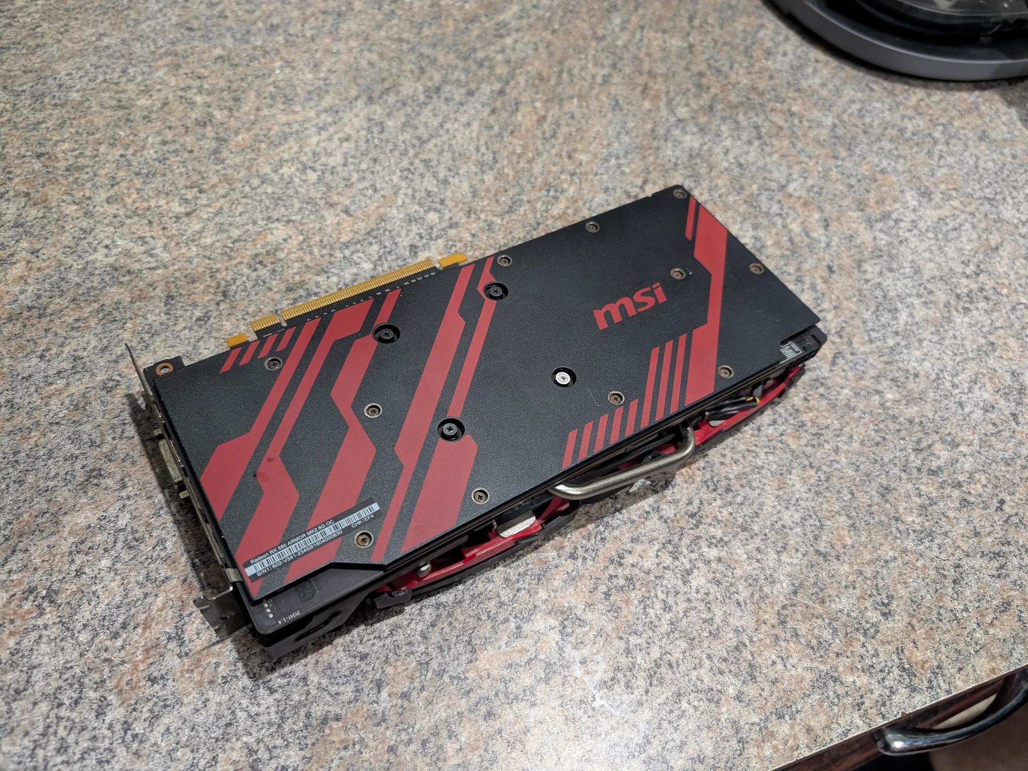 MSI RX 580 8GB (Red)