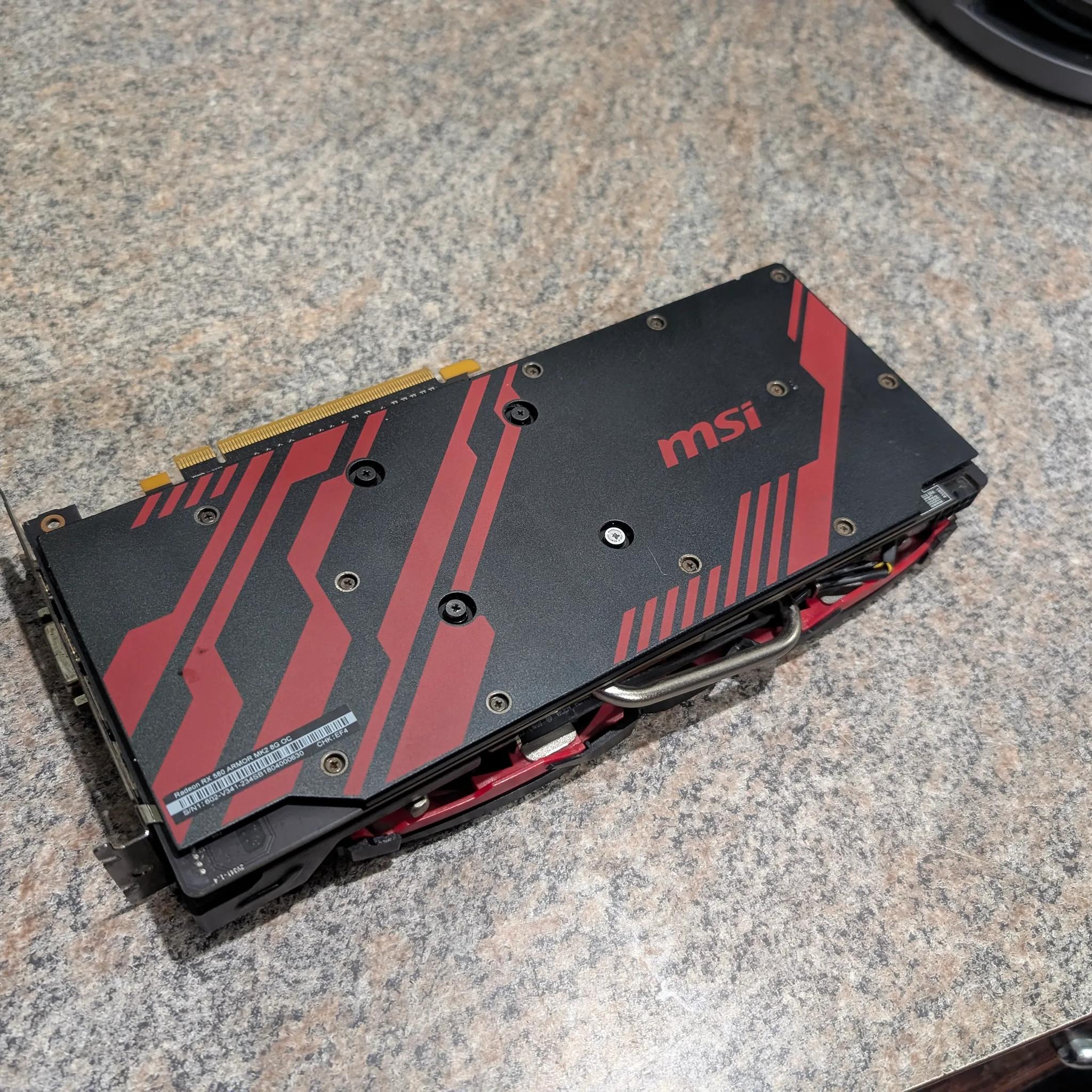 MSI RX 580 8GB (Red)