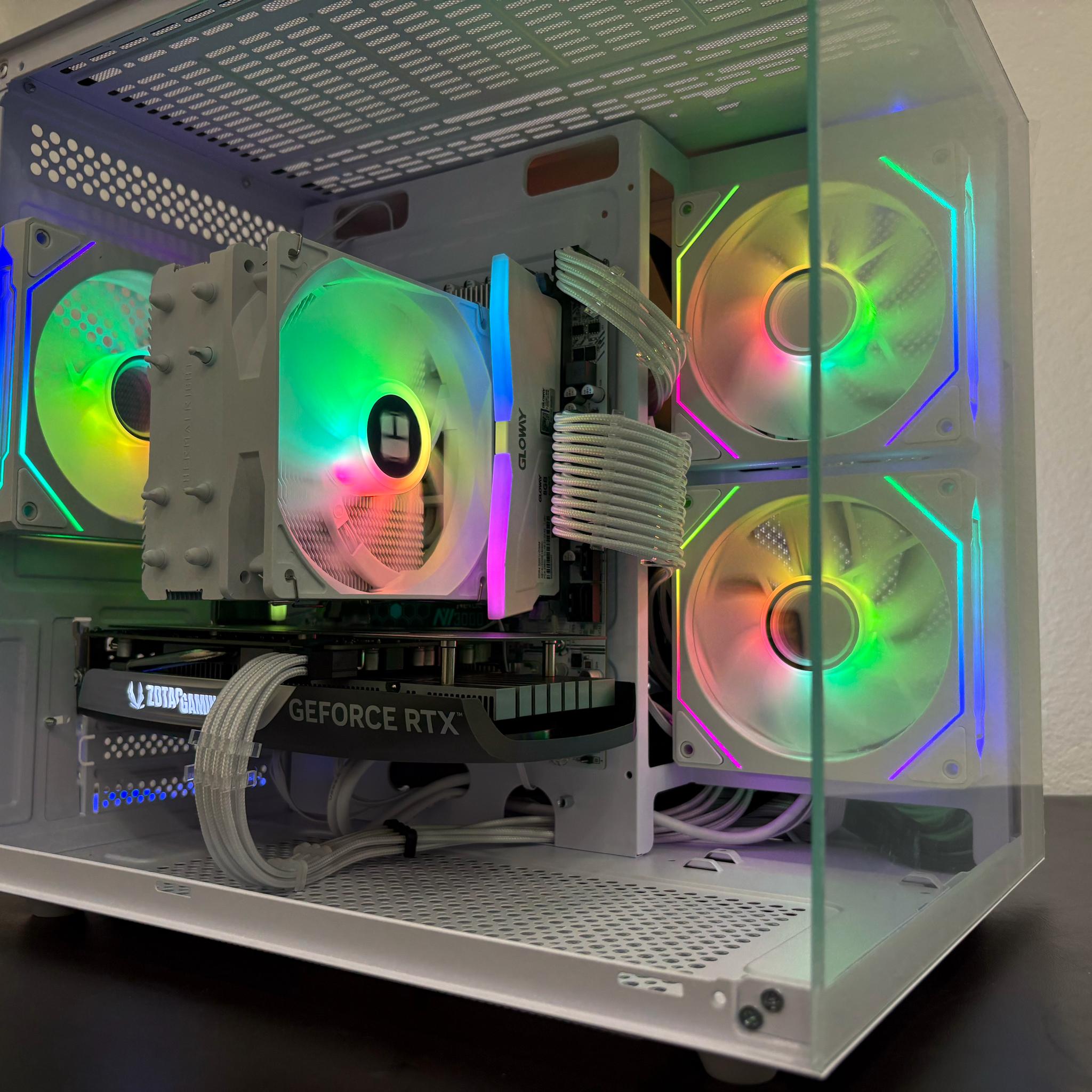 | Gaming PC | RTX 4060 | Intel Xeon E5-1650 V3 | 16 GB 3200 Mhz | 512GB Storage | ARGB |