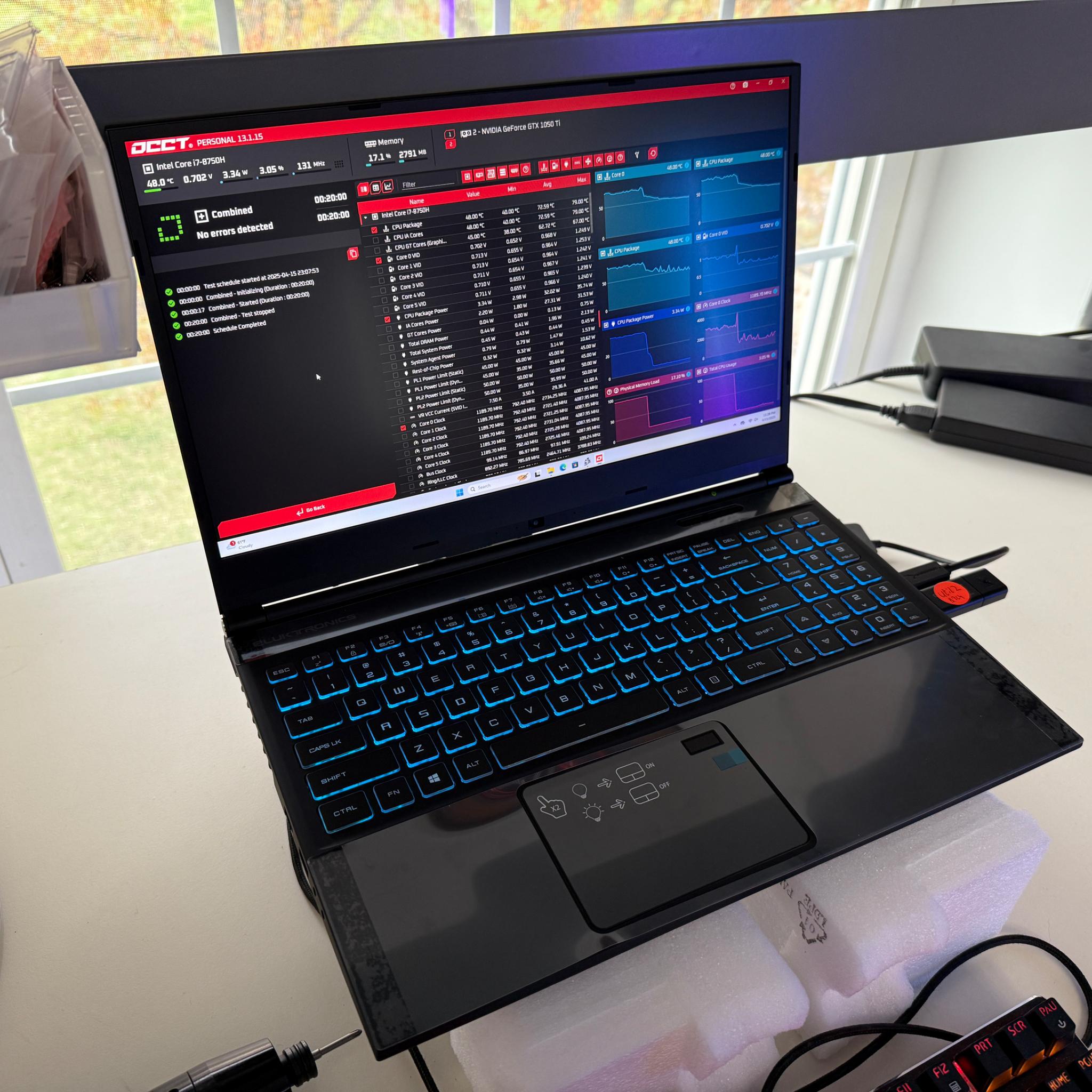 Eluktronics MB-15, i7-8750H, GTX 1050Ti, 16GB RAM, 144HZ
