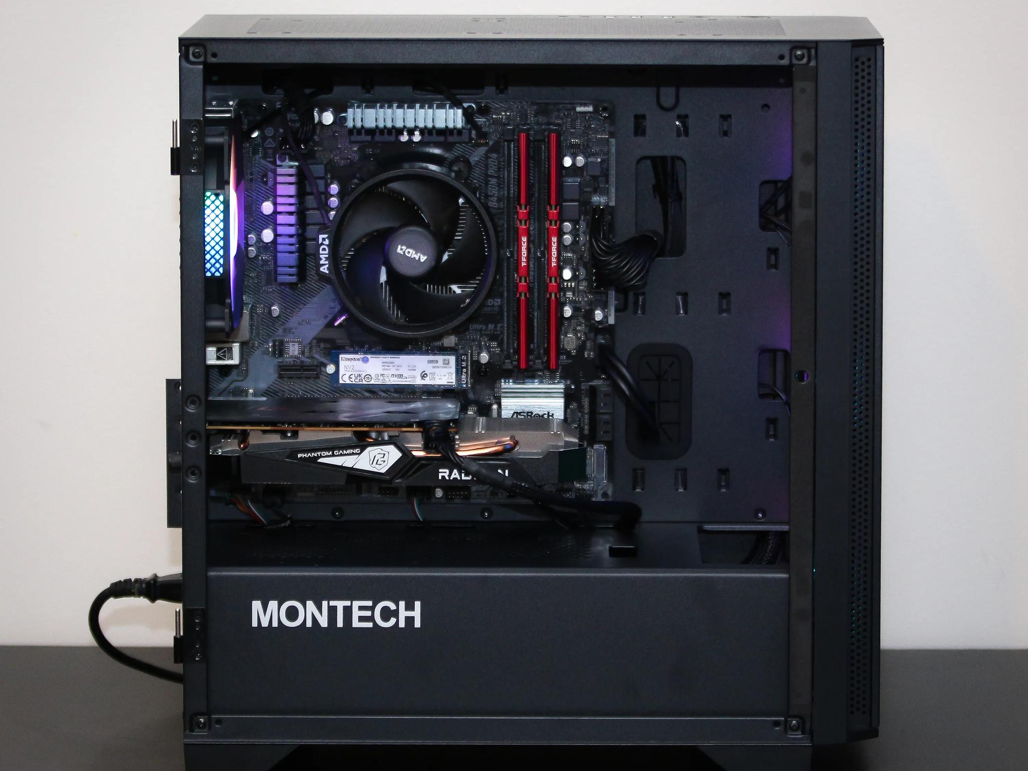 Radeon RX 6500 XT, Ryzen 3 2200g, 16GB DDR4, 500GB SSD