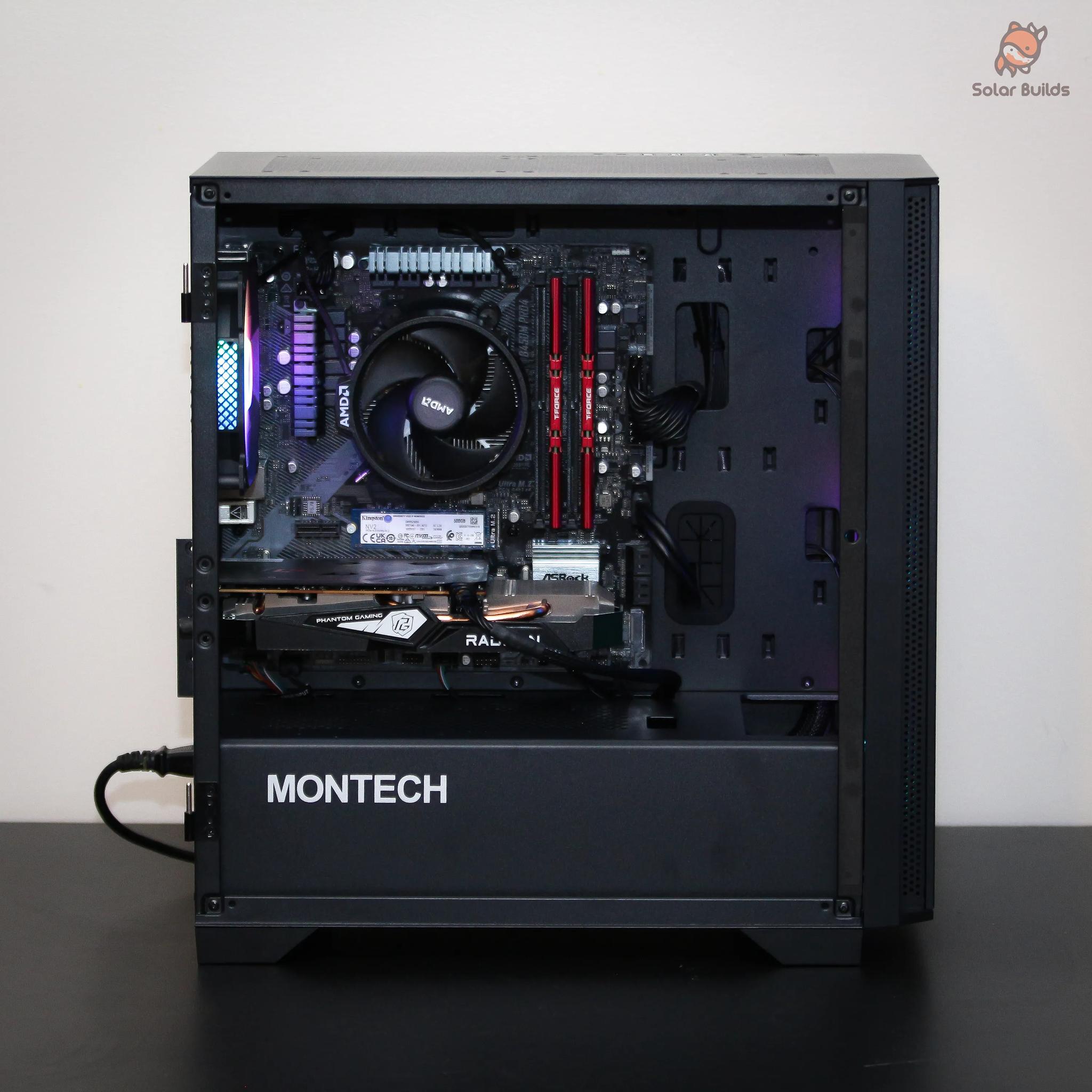 Radeon RX 6500 XT, Ryzen 3 2200g, 16GB DDR4, 500GB SSD