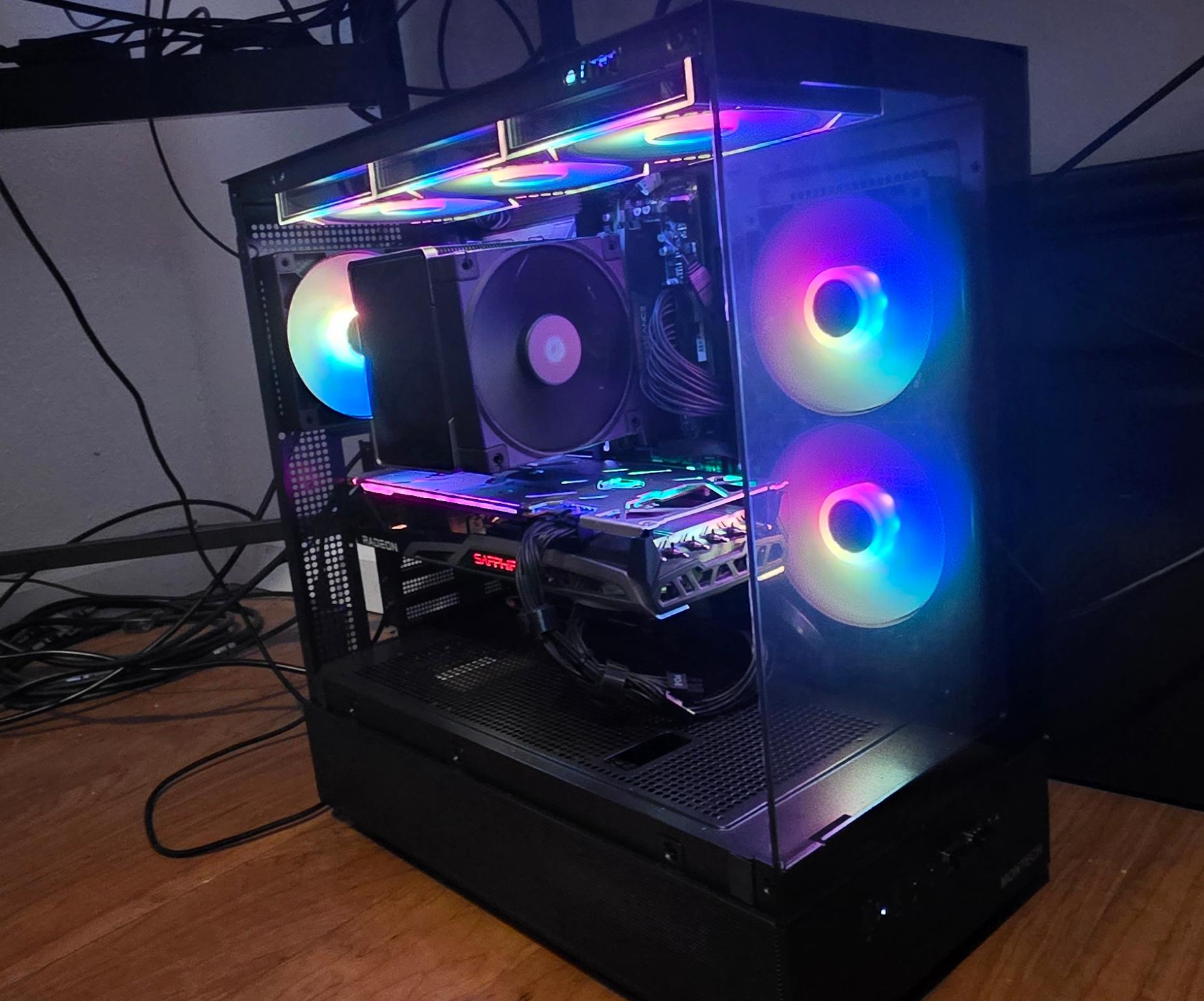 Sapphire Nitro+ RX 6800 XT Ryzen 5 7600 AM5 Gaming PC 32GB DDR5 WiFi 6