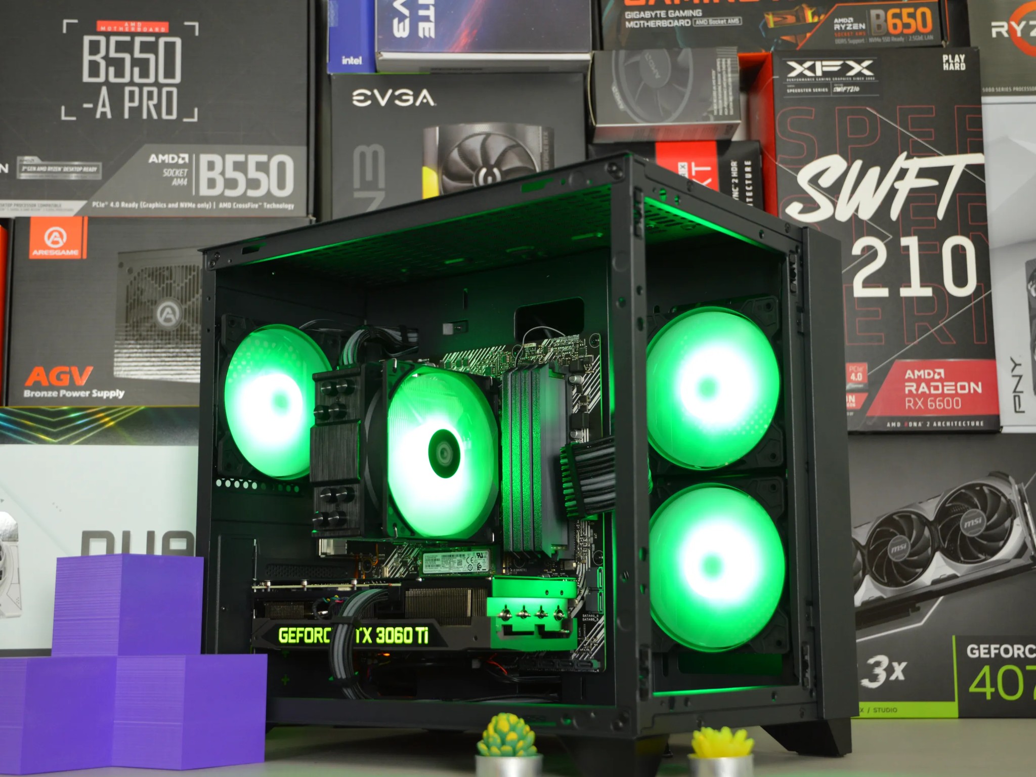 ⚗️⚗️| RTX 3060 Ti 8GB | RYZEN 5 5600 | 32GB DDR4 RAM | 1TB NVME SSD | Acid Vat |