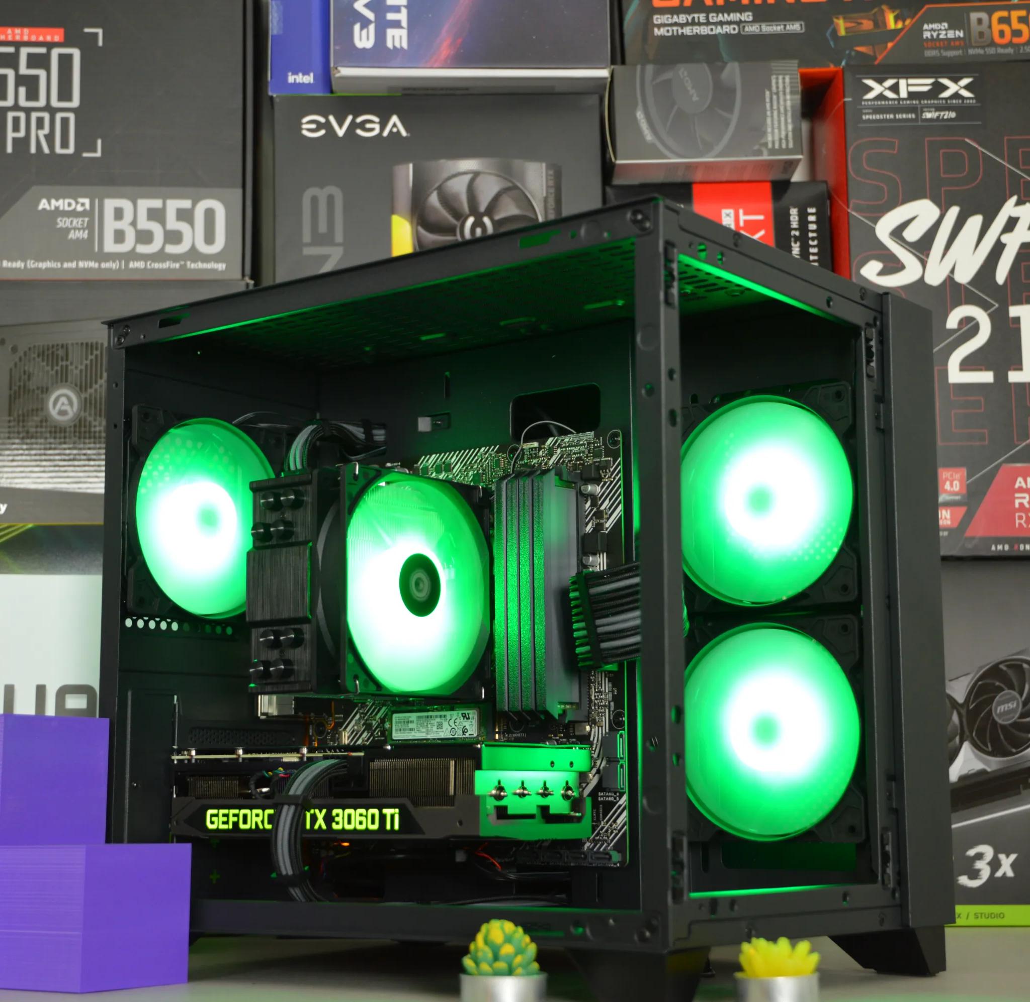 ⚗️⚗️| RTX 3060 Ti 8GB | RYZEN 5 5600 | 32GB DDR4 RAM | 1TB NVME SSD | Acid Vat |