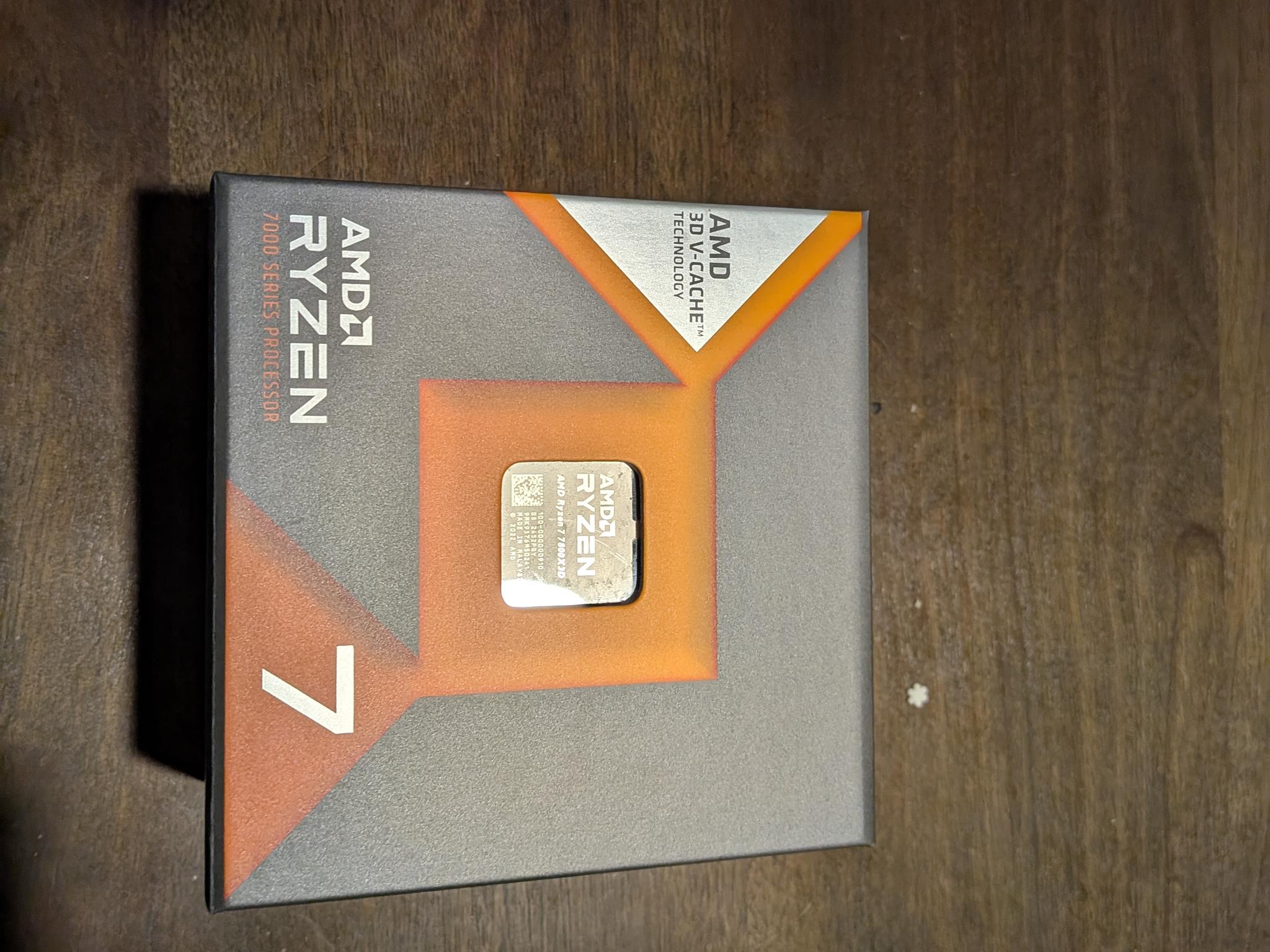 Ryzen 7 7800X3D - Used, Like New w/ Original Packaging