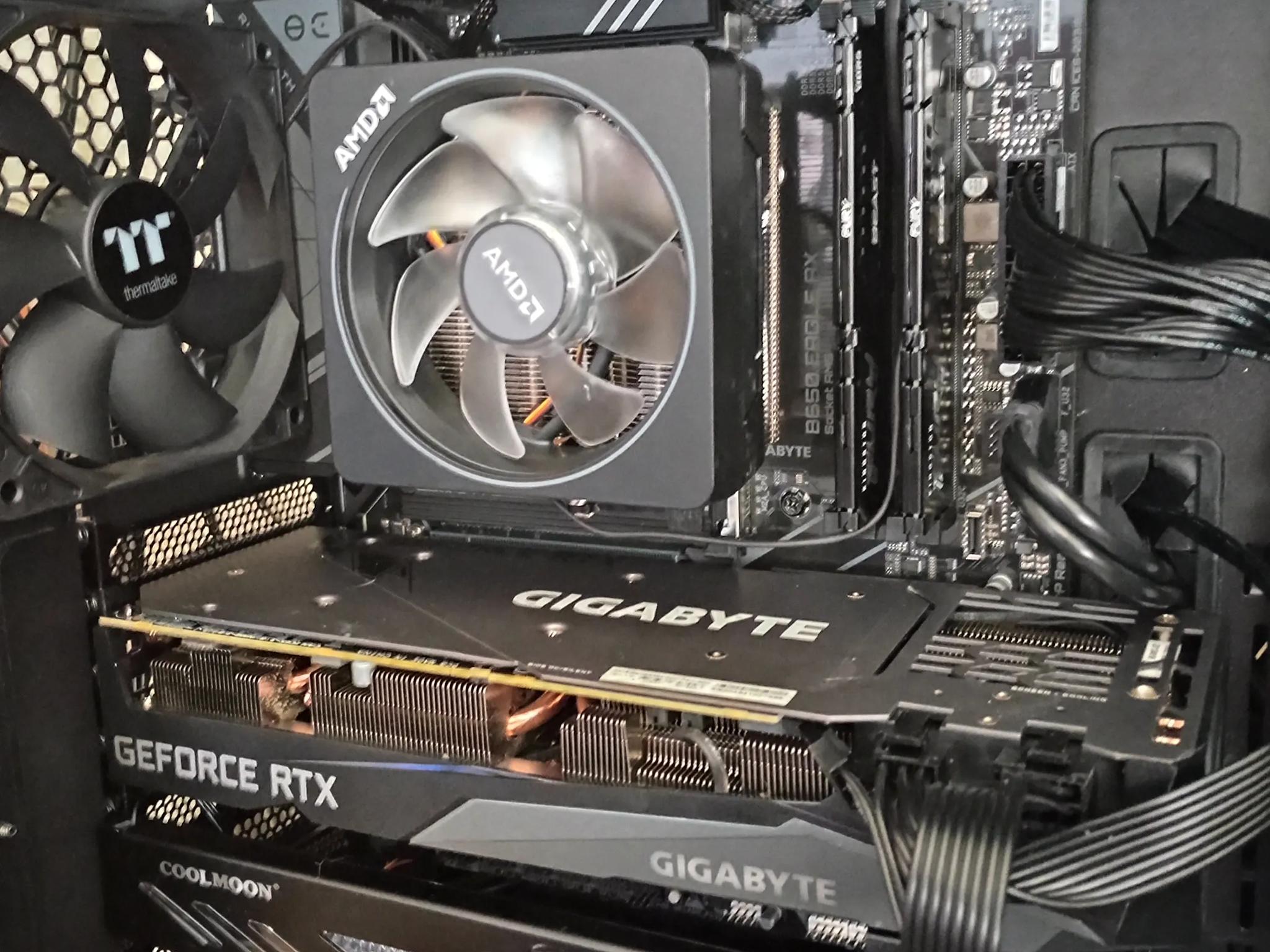 Ryzen 5 7500F, RTX 3060TI w/8gb VRAM, 16gb DDR5 RAM, 1TB SSD, 650 Watt PSU