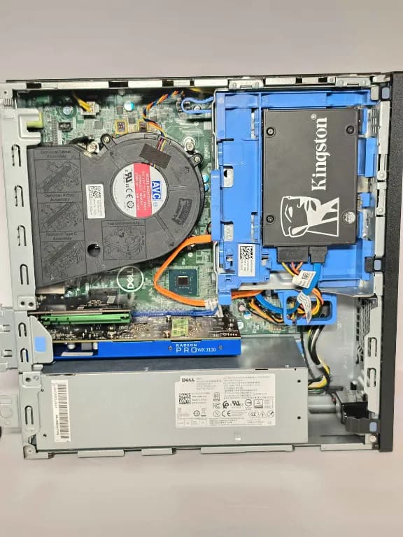 Dell Optiplex 3060 - Radeon Pro WX3100 - i5 8500 - 8GB RAM - 256GB SSD - Workstation and E-Sports PC