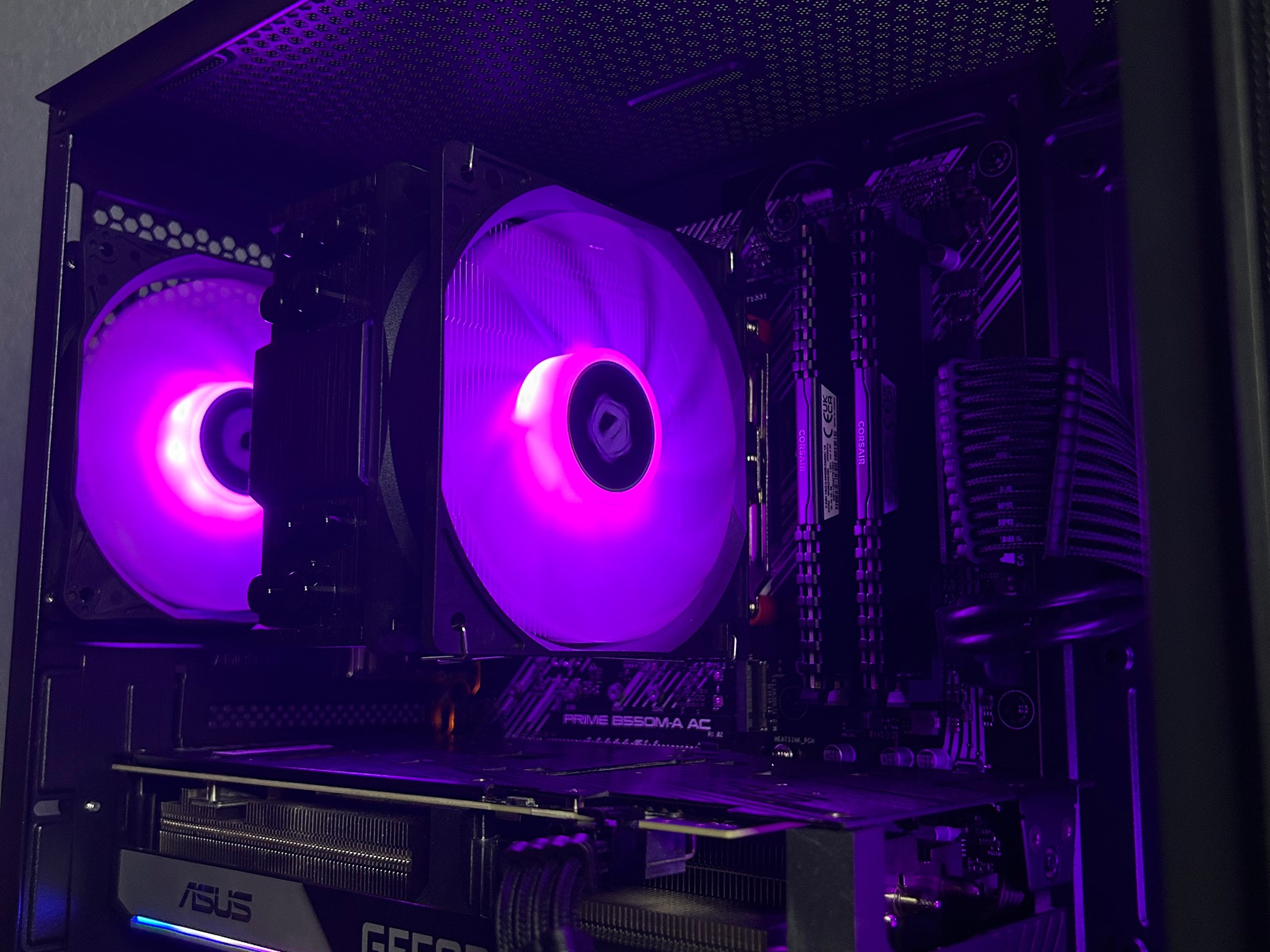 🥷😈 🥷| Asus Dual RTX 3060 Ti | Ryzen 5 5600 | Corsair Vengeance 16GB 3200Mhz | 1TB NVME 