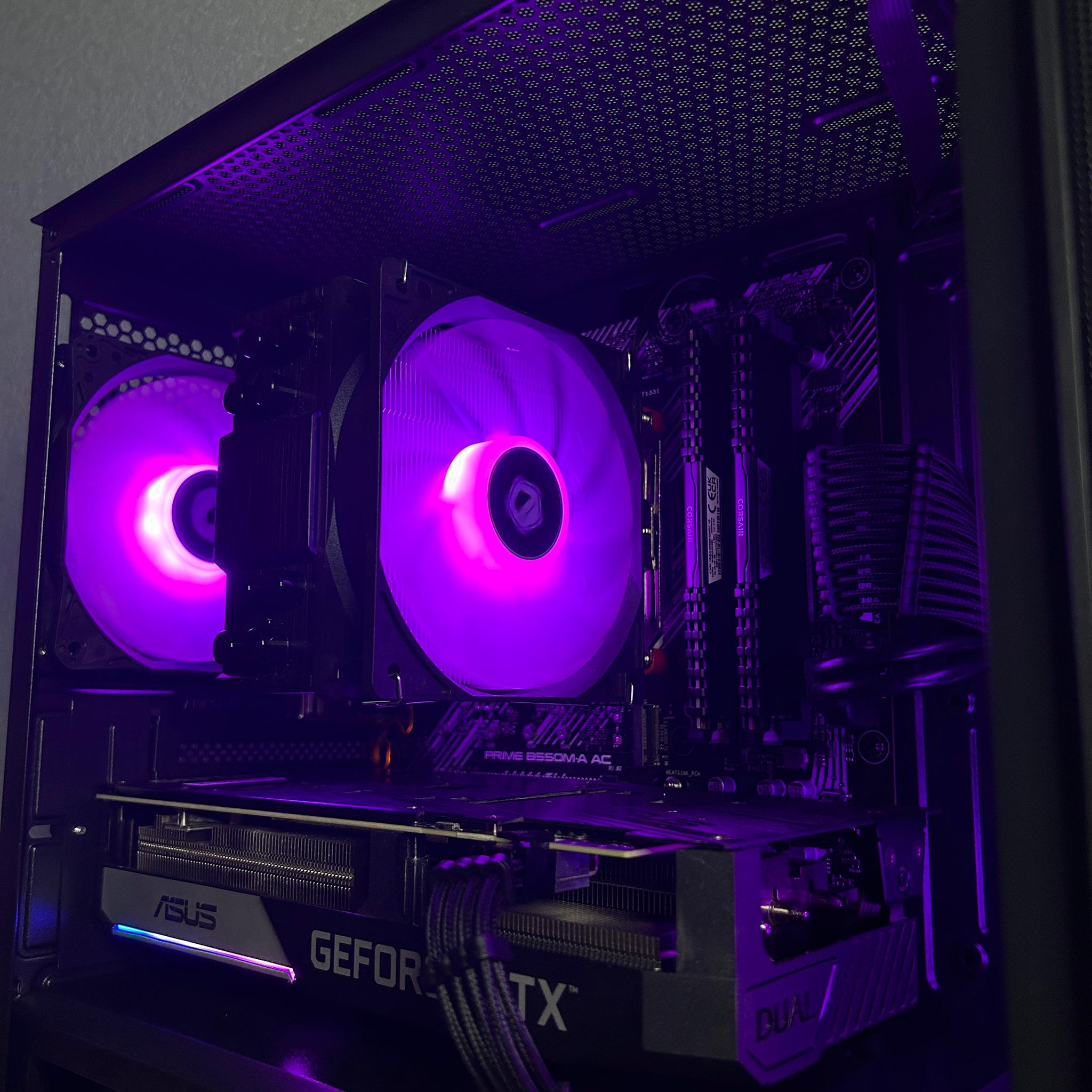 🥷😈 🥷| Asus Dual RTX 3060 Ti | Ryzen 5 5600 | Corsair Vengeance 16GB 3200Mhz | 1TB NVME 