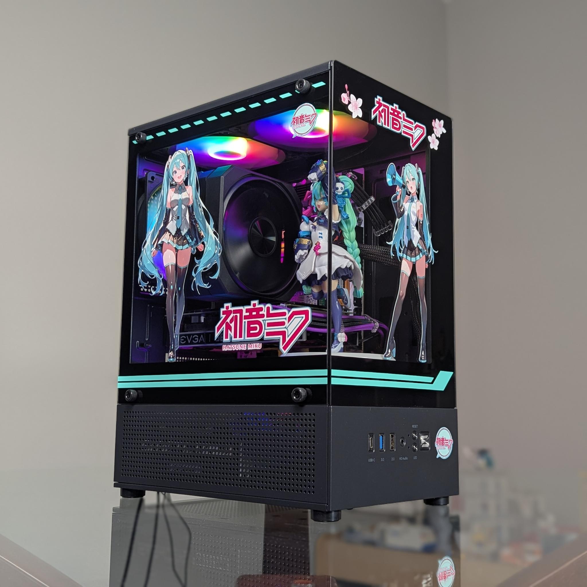 The Hatsune Miku 1080p Gaming PC | Nvidia GTX 1660Ti | Intel 14-core CPU | 16GB RAM | 512GB SSD