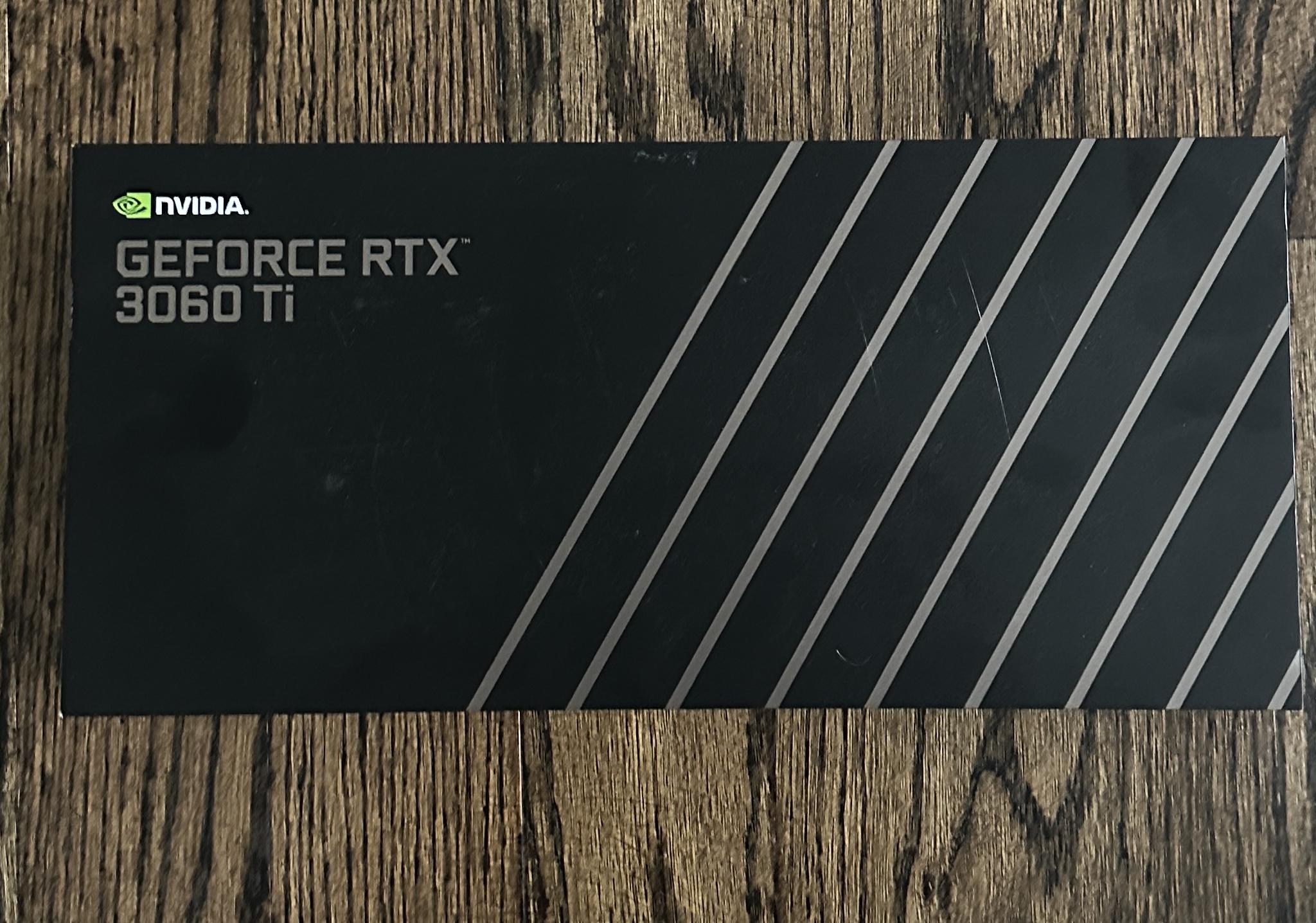 Nvidia RTX 3060 TI Founders Edition