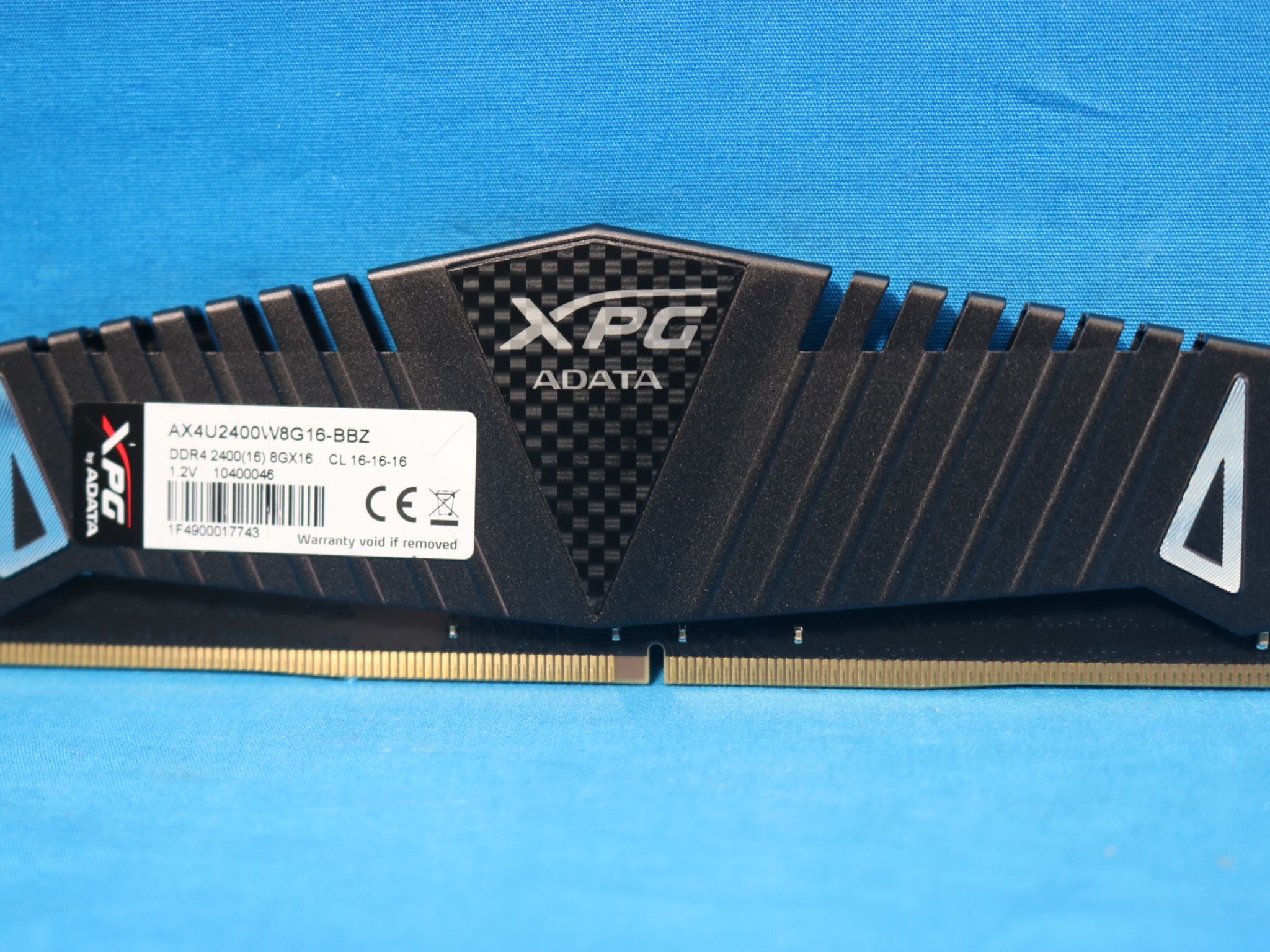 ADATA XPG Z1 16GB (2x8GB) DDR4 2400MHz CL16 1.2V Desktop RAM AX4U2400W8G16-BBZ