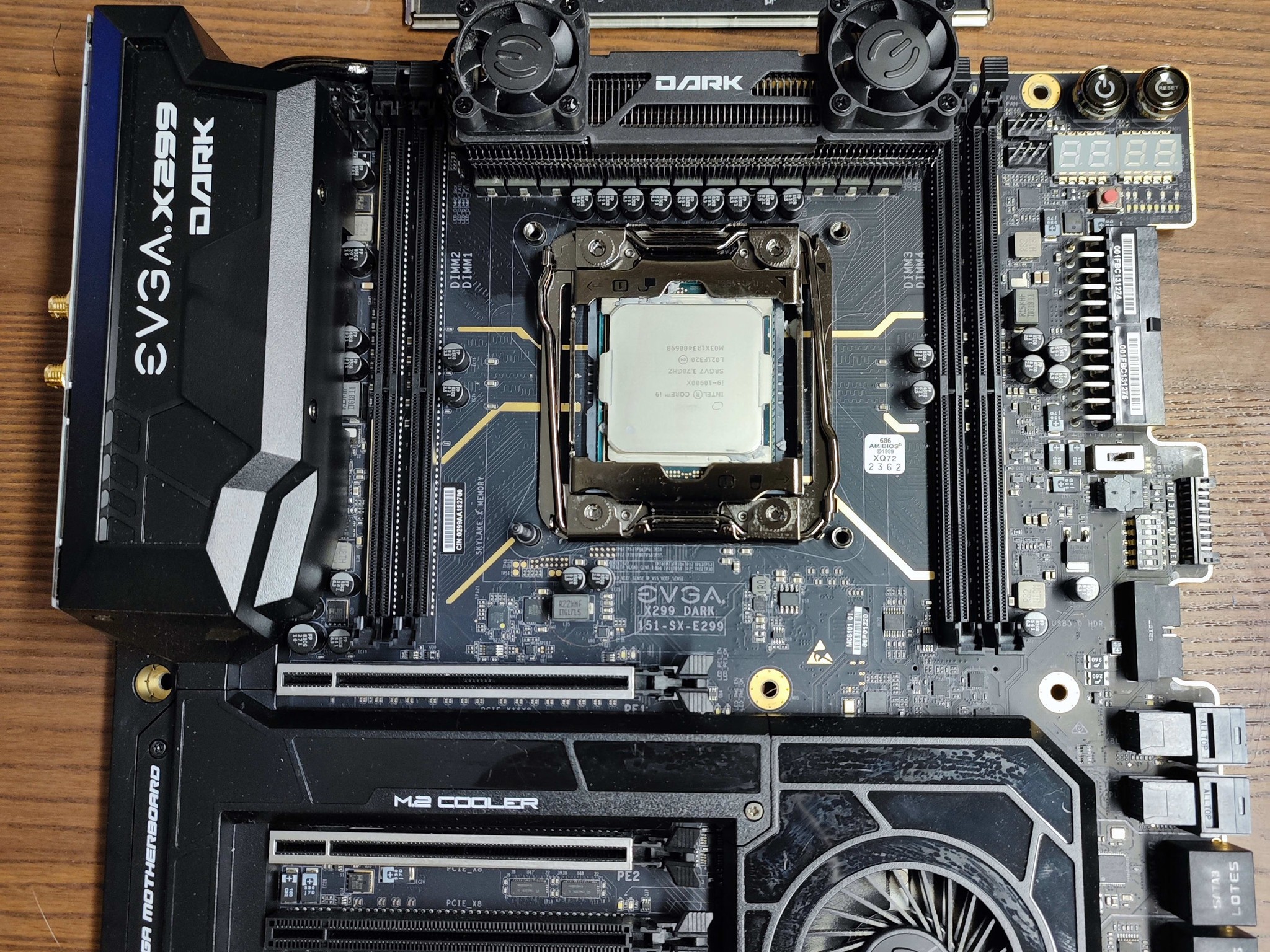 EVGA X299 Dark and 10900X CPU Combo