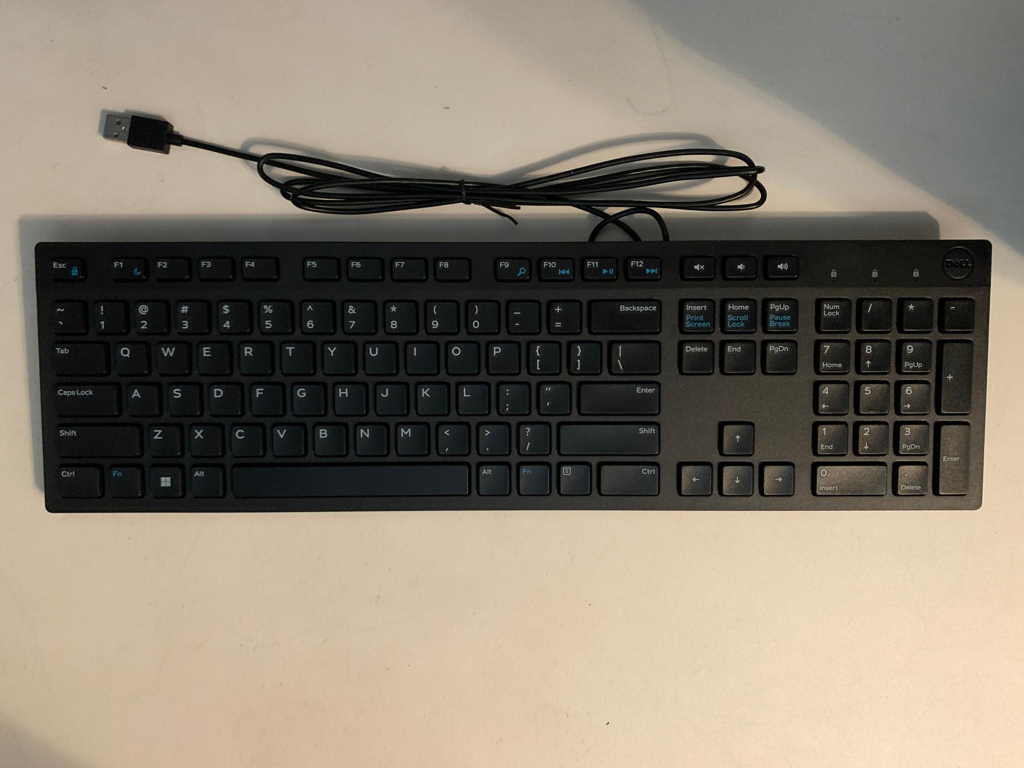 Dell KB216 100% Keyboard Black