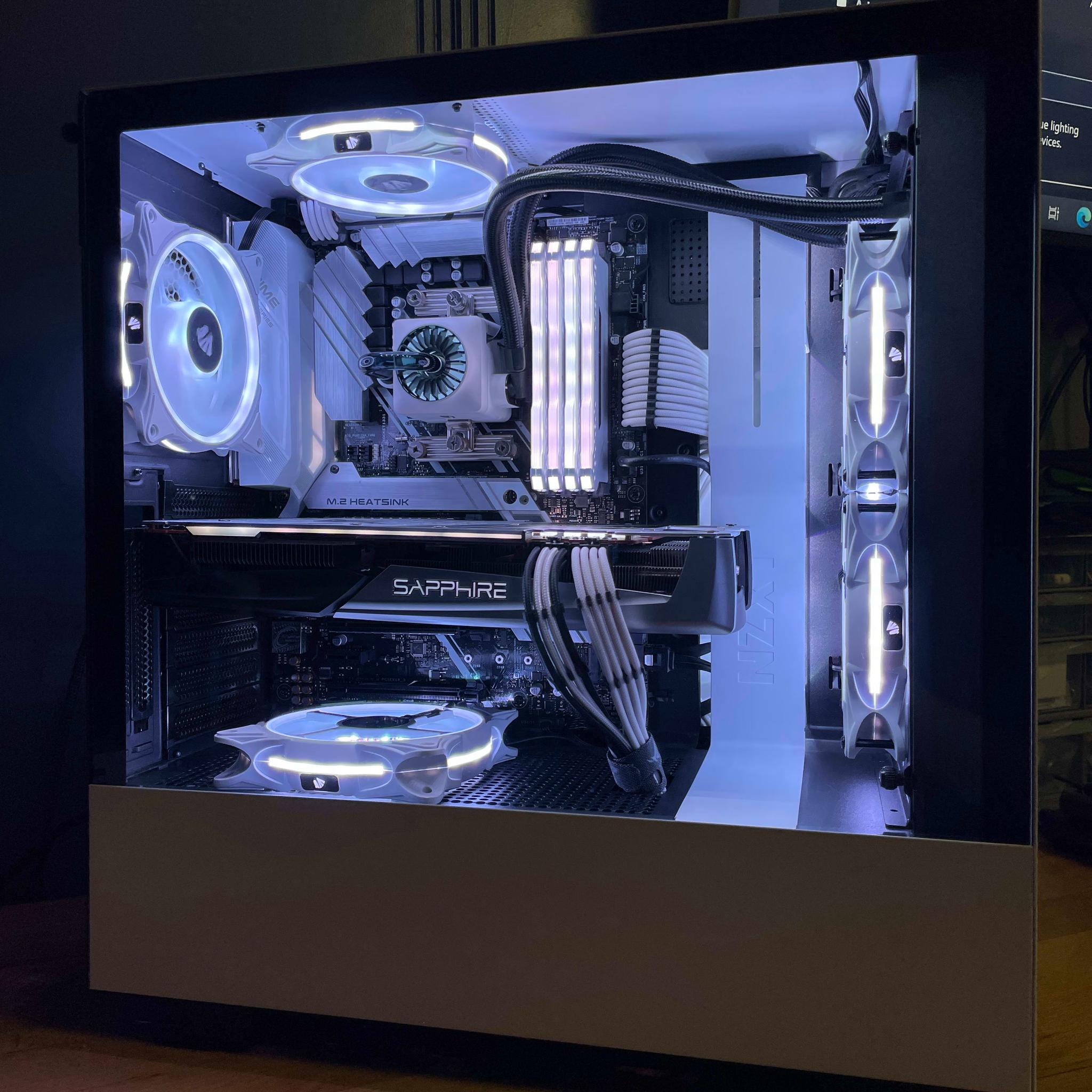 Ryzen 7 + 5700 XT Gaming PC w/ 32GB RAM, 3TB SSD Storage, Windows 10 Pro