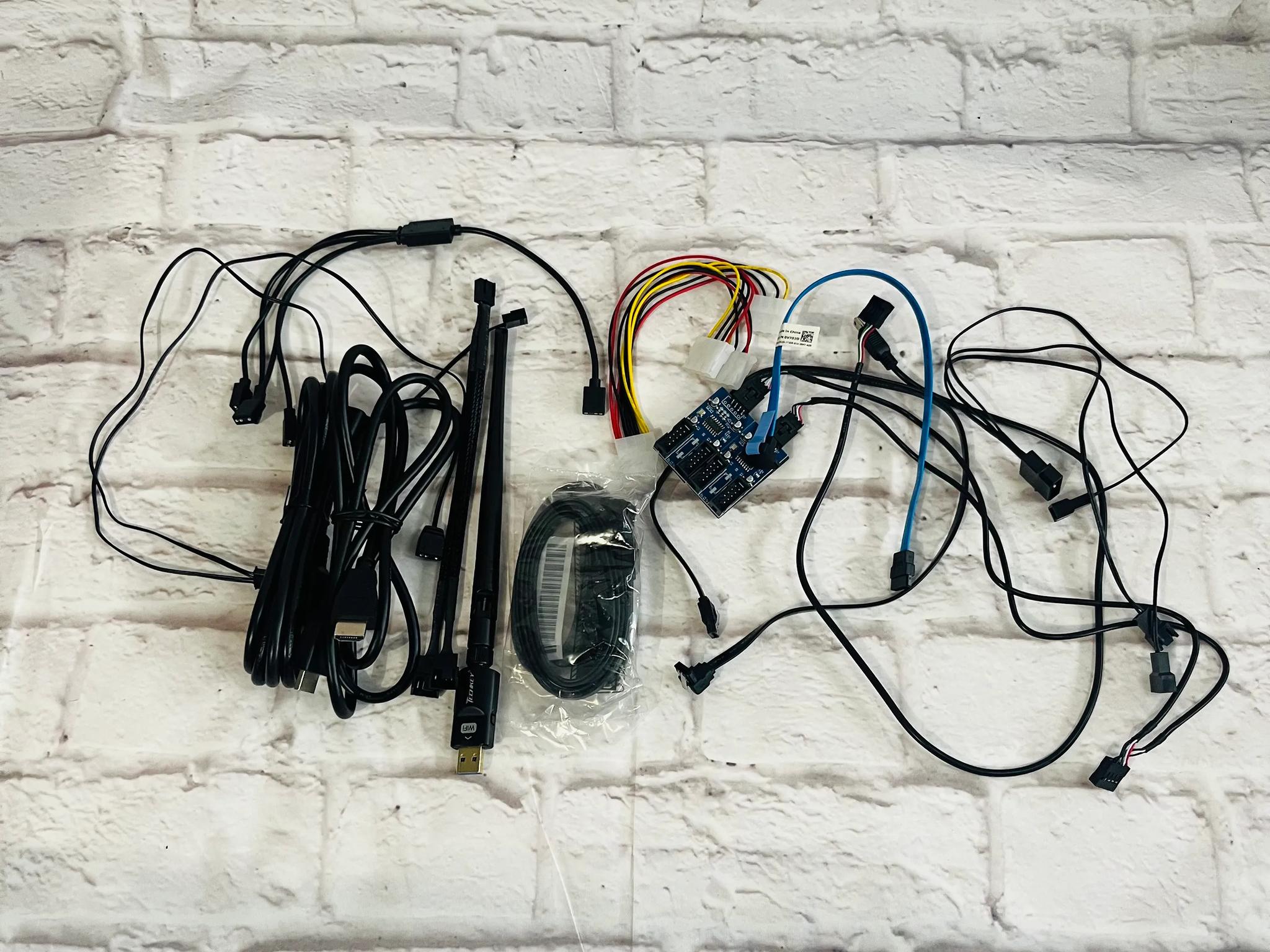 (SEE PICS) Random PC Cables and Accessories/1 WIFI Adaptor