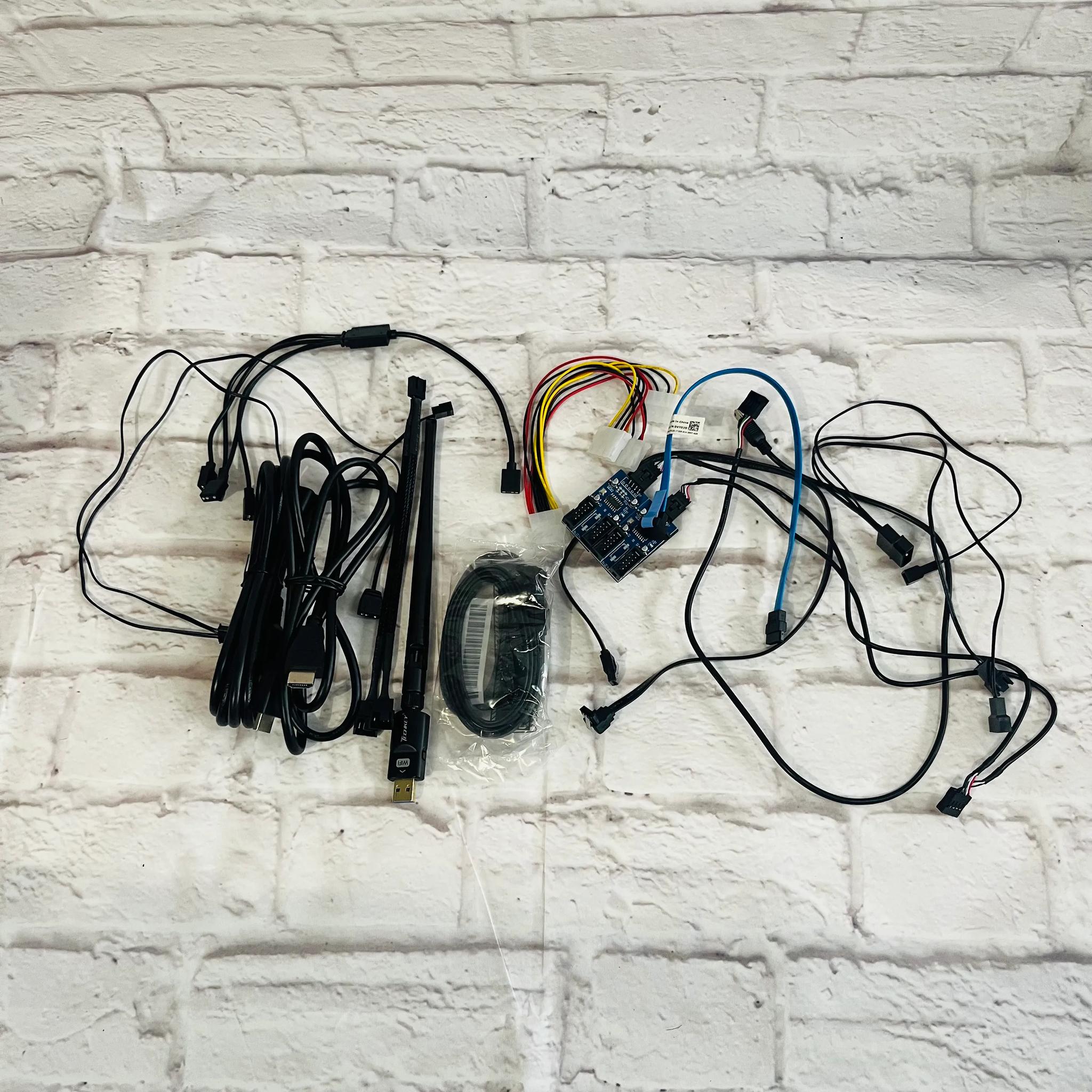(SEE PICS) Random PC Cables and Accessories/1 WIFI Adaptor