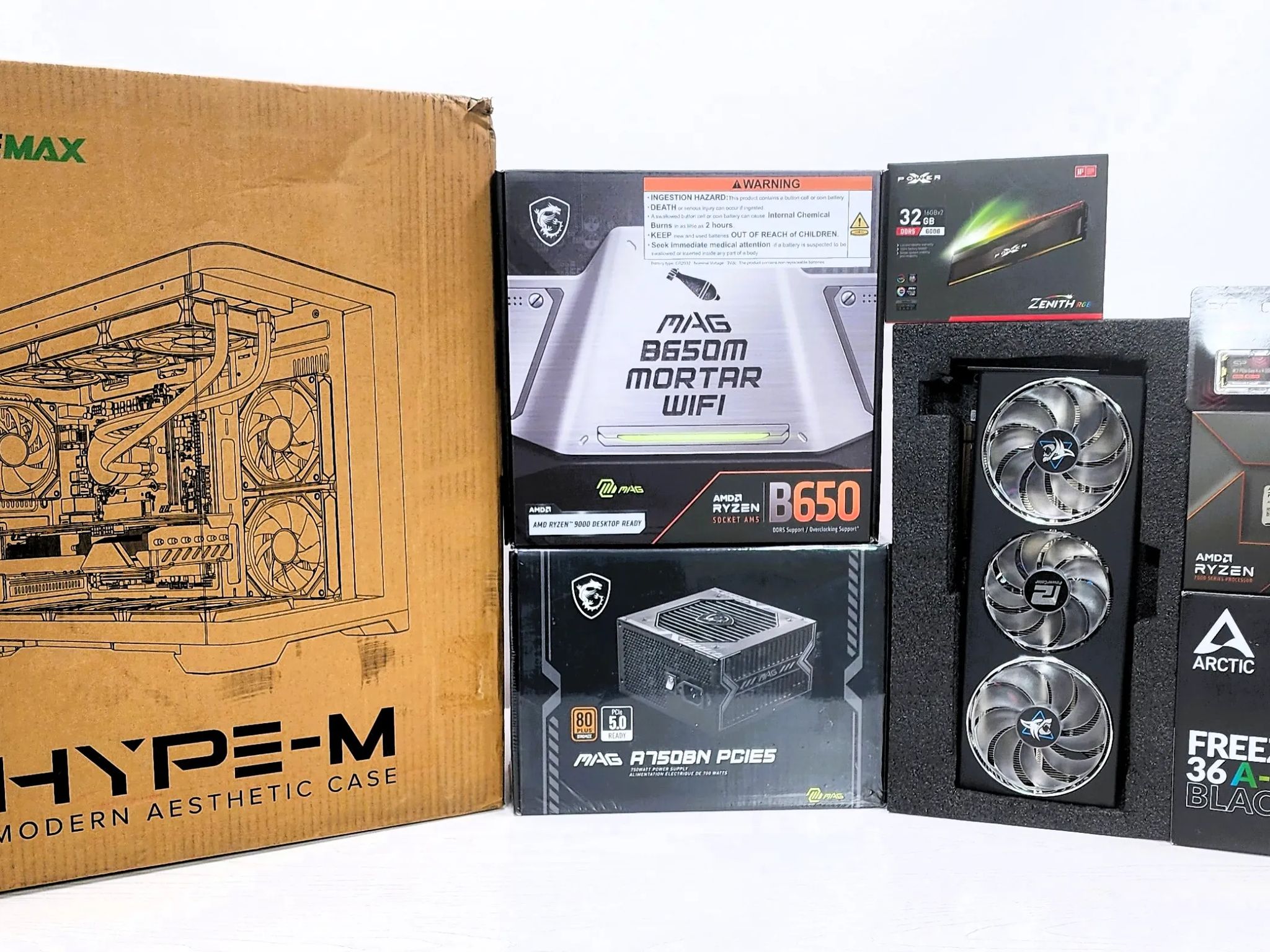 NEW All AMD Gaming PC - 7600X - RX 7800XT - 32GB - 2TB - READ DESCRIPTION!