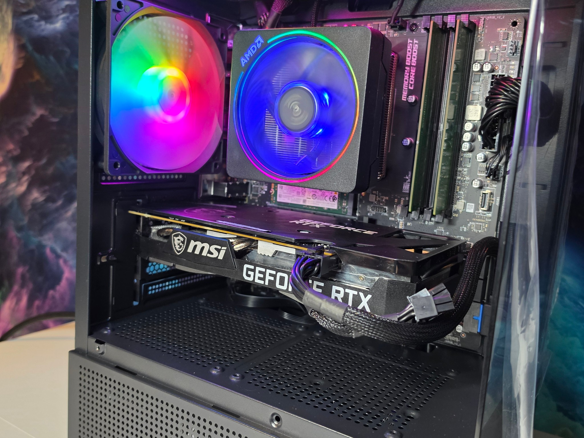 MSI RTX 3060ti 8gb + Ryzen 5500 PC Build #102