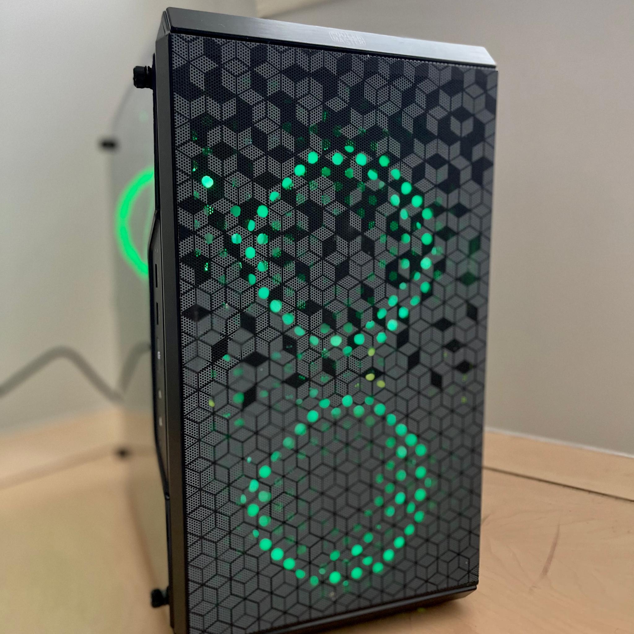 Micro ATX custom built gaming PC 3900X AMD w 2080 Super GPU 