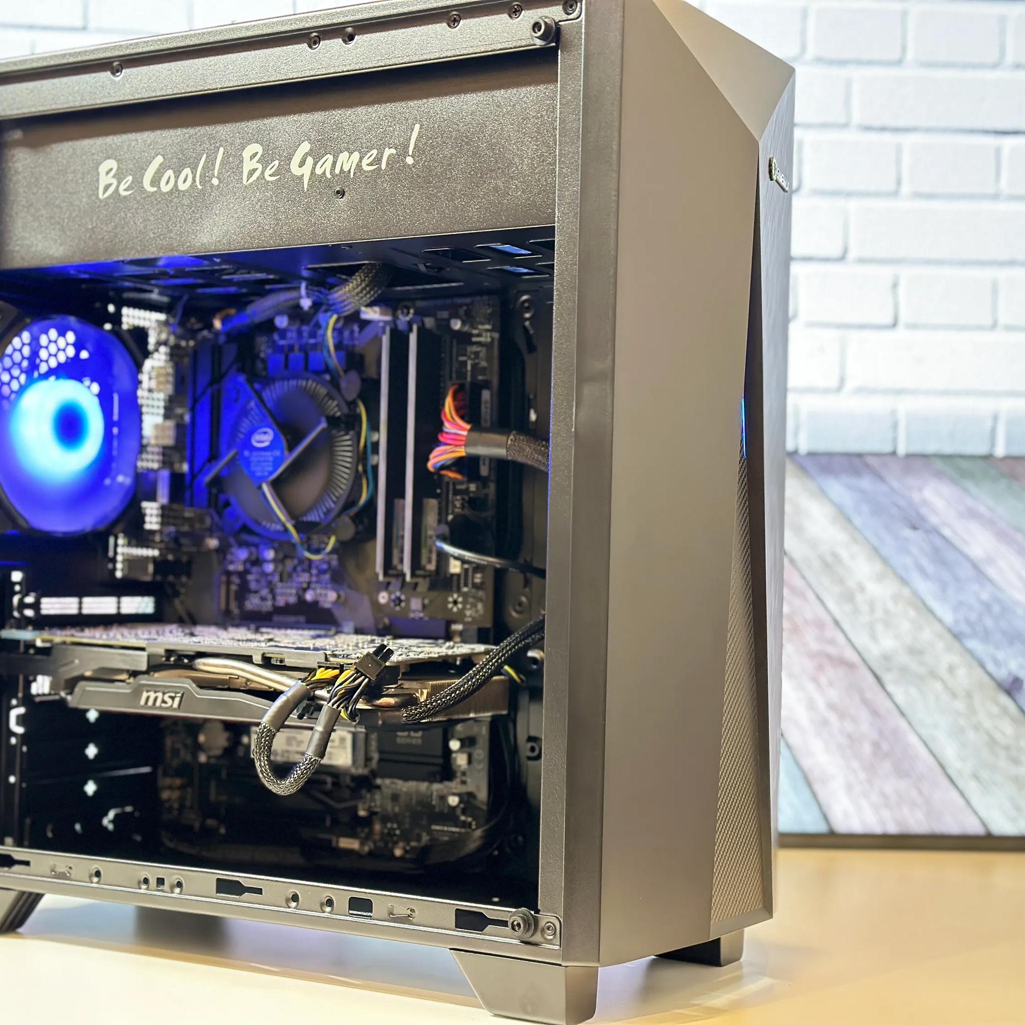 🪙Budget Gaming PC🪙AMD R9 270X -Intel Pentium Gold G6400 @ 4.00GHz-16GB DDR4 RAM-500GB SSD