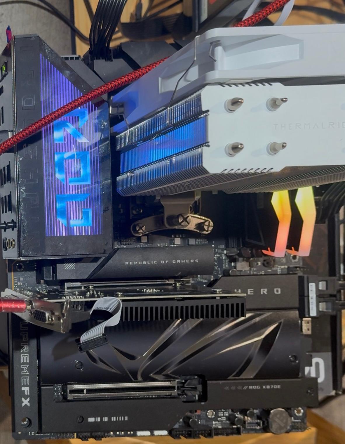 AMD Ryzen 9 9900X 12-Core CPU + ASUS ROG Crosshair X870E Hero AM5 Mobo Bundle