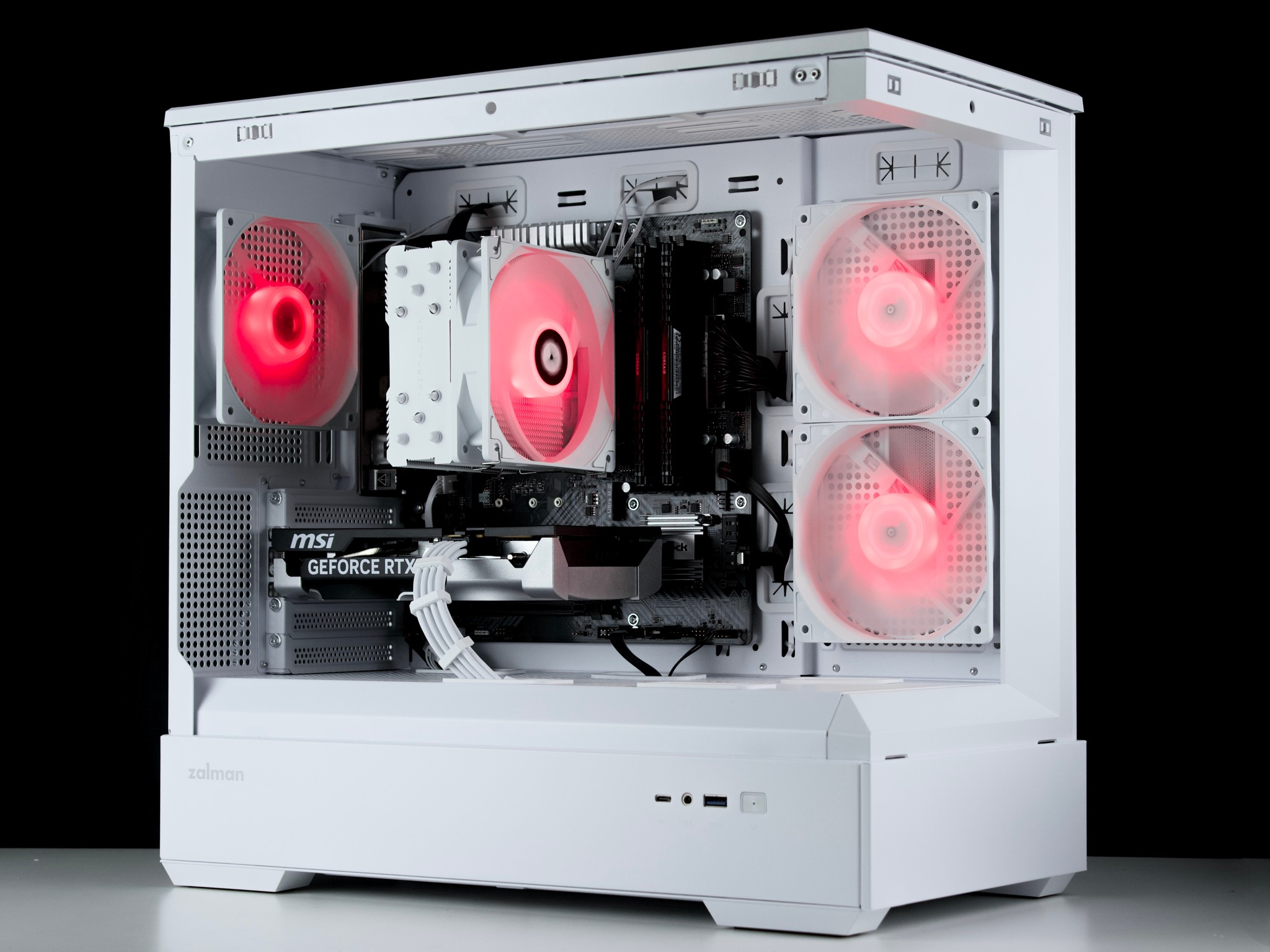 🧊❄️🧊 White Gaming PC – RTX 5060, Ryzen 5 5500, 16GB RAM, 1TB SSD - WiFi, BlueTooth 🧊❄️🧊