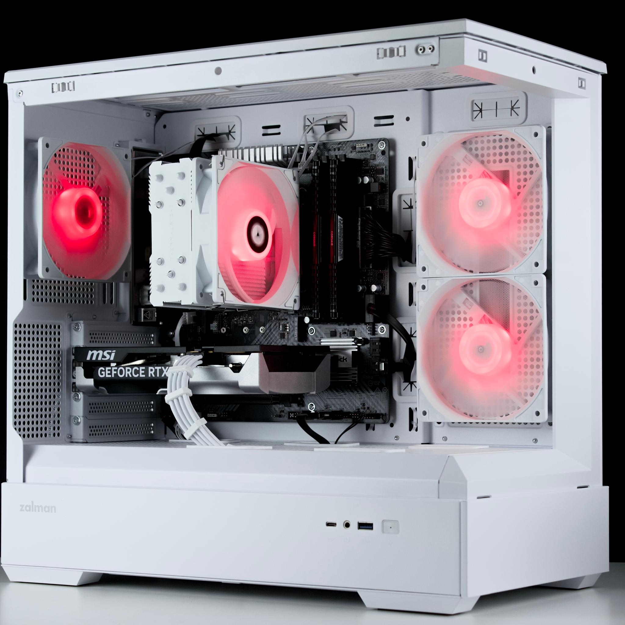 🧊❄️🧊 White Gaming PC – RTX 5060, Ryzen 5 5500, 16GB RAM, 1TB SSD - WiFi, BlueTooth 🧊❄️🧊