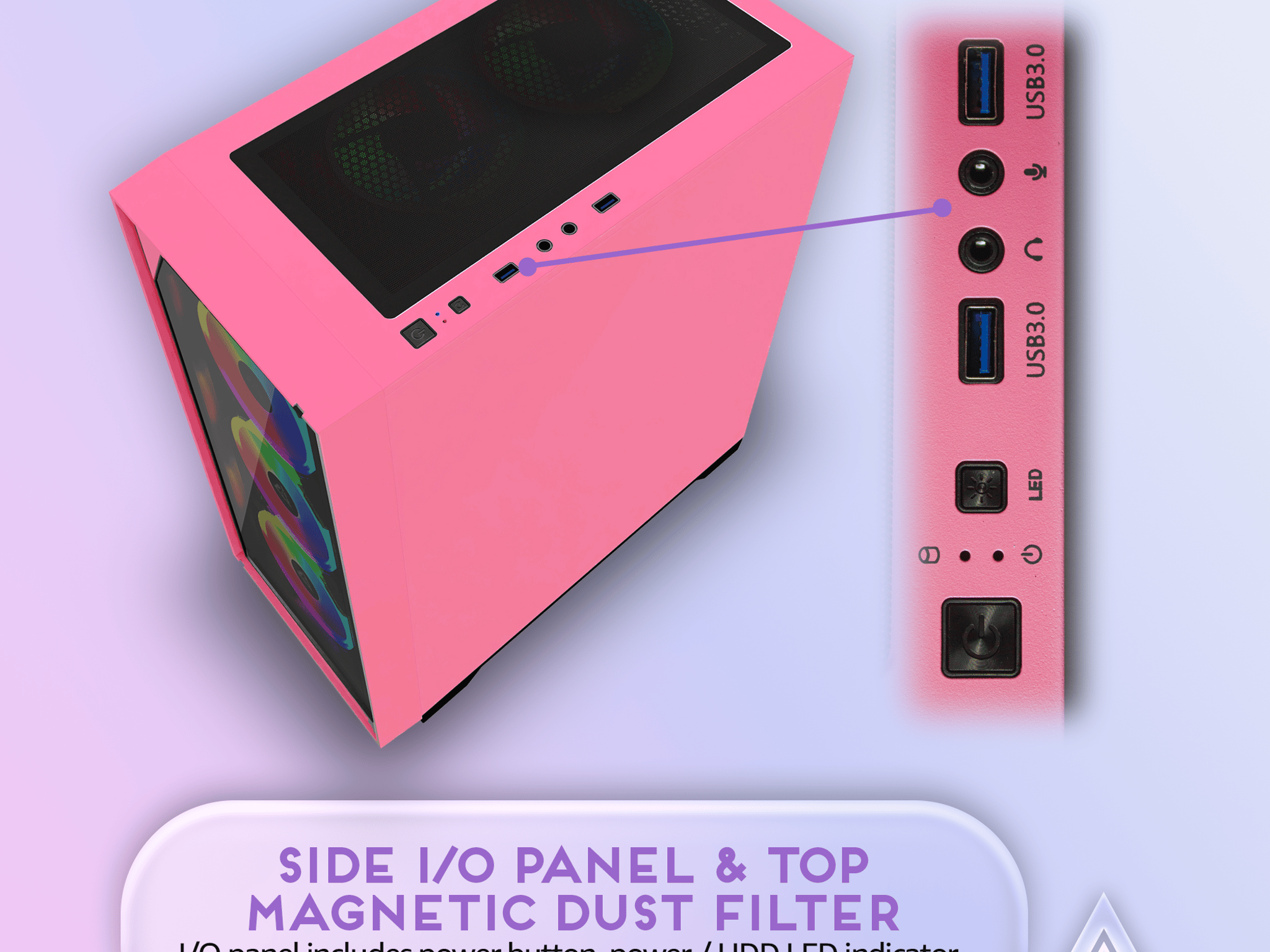 Apevia Genesis Pro (Pink)