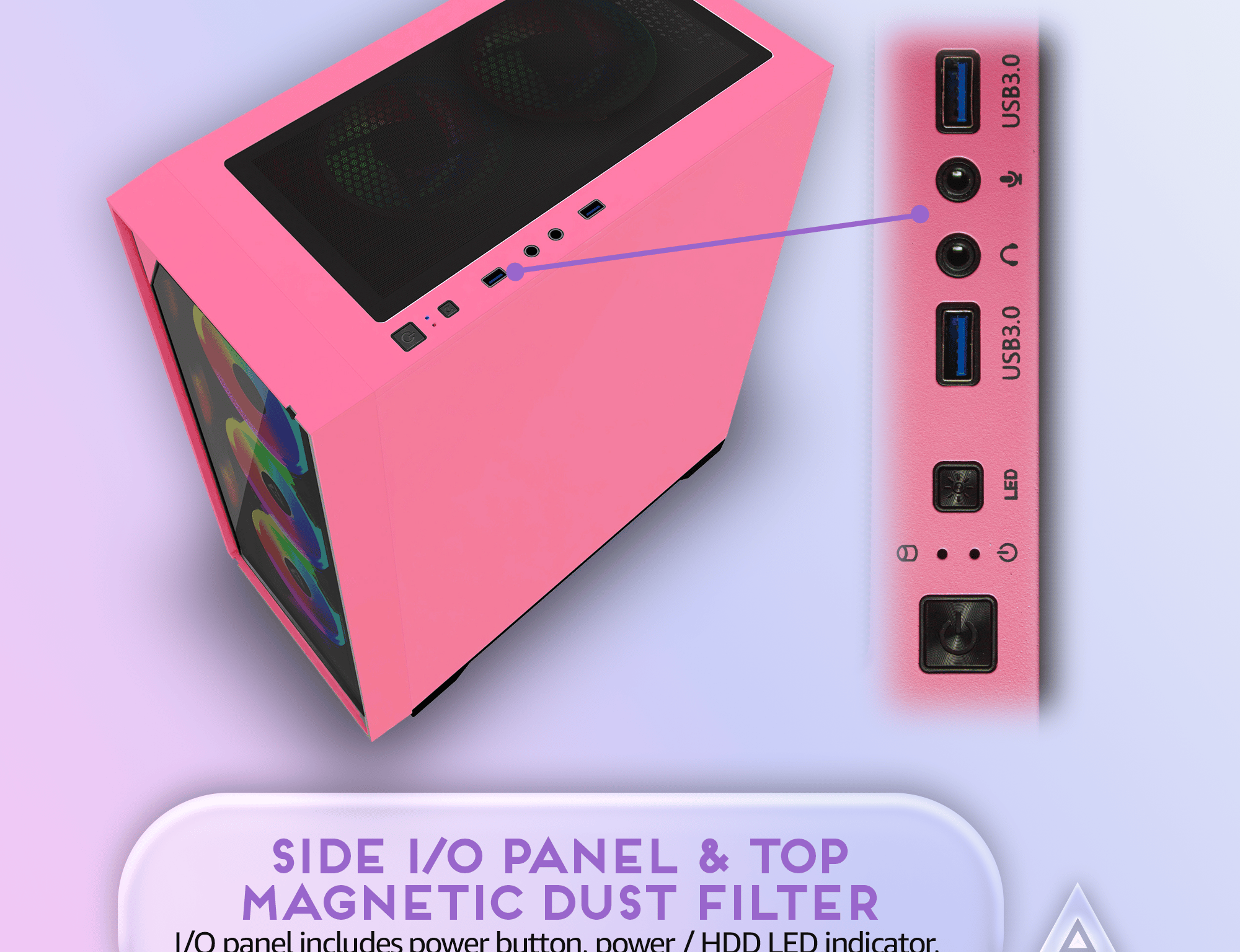 Apevia Genesis Pro (Pink)