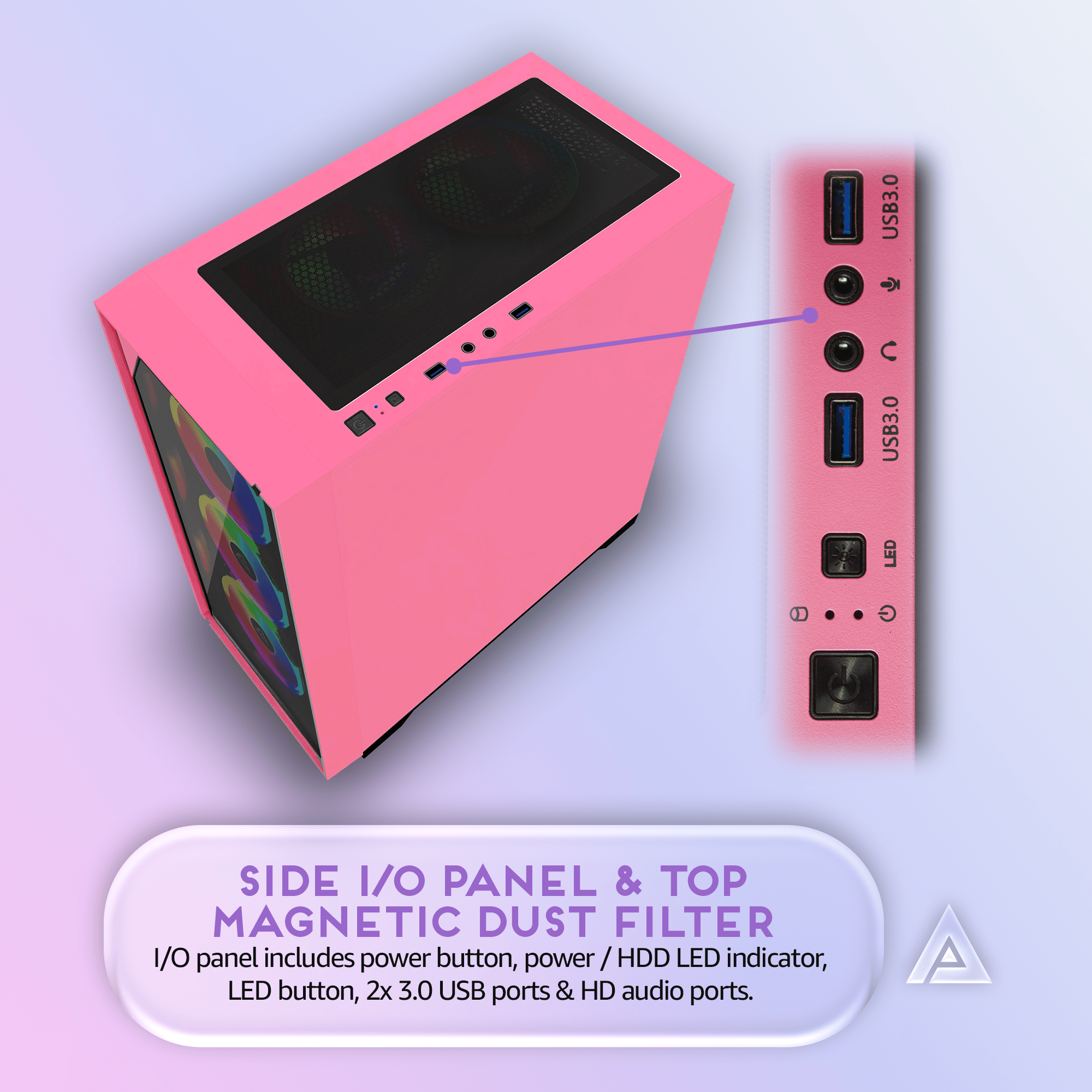 Apevia Genesis Pro (Pink)