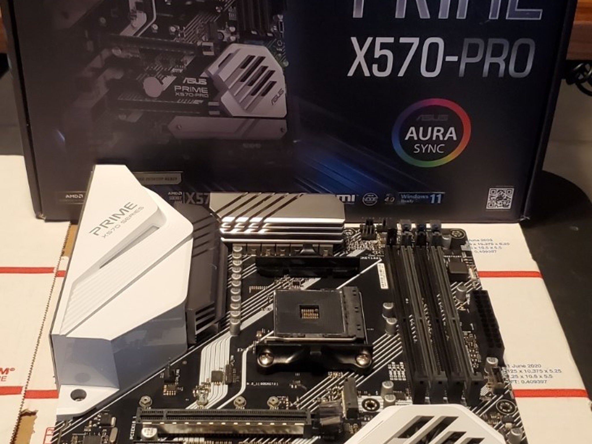 ASUS PRIME X570-PRO AM4 MOTHERBOARD