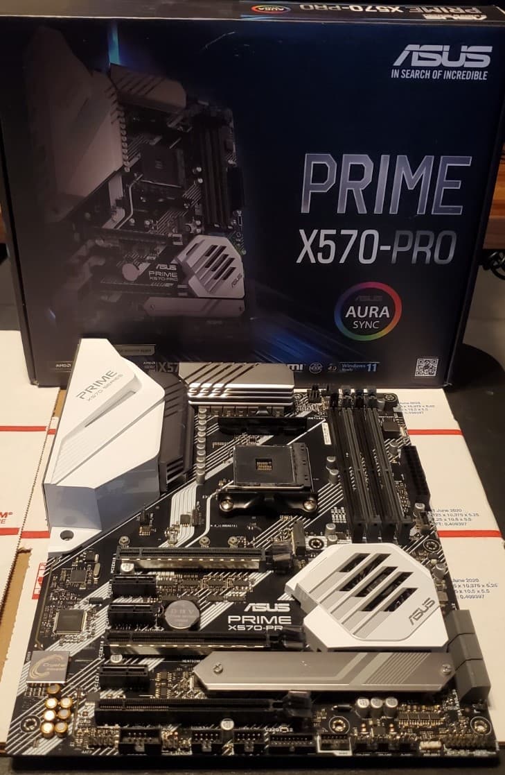 ASUS PRIME X570-PRO AM4 MOTHERBOARD