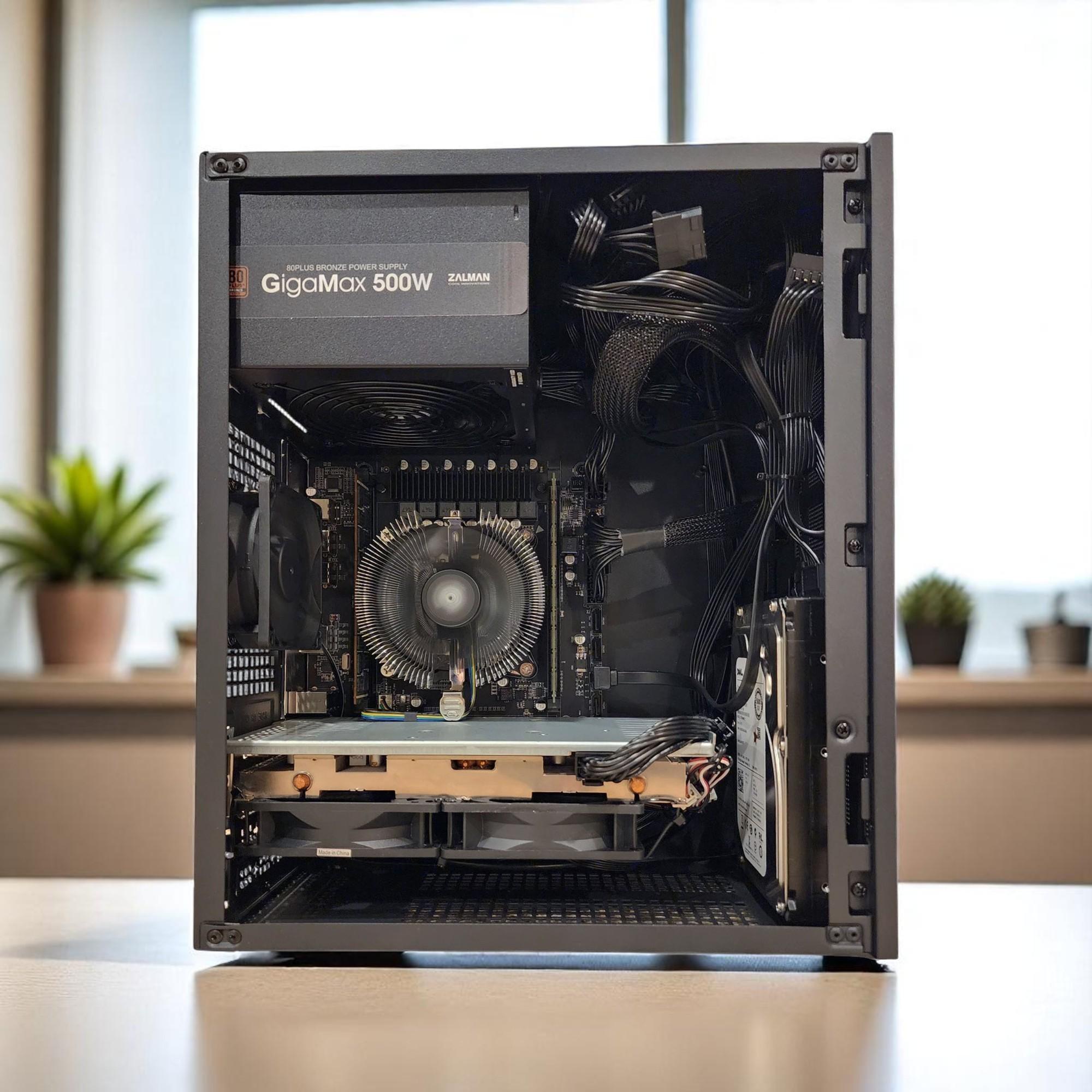 ⚡ Radeon Gaming PC | RX 580 2048SP, Intel 8-Core Xeon, 16GB RAM, 256GB M.2 + 320GB, WIFI, WIN 10 Pro