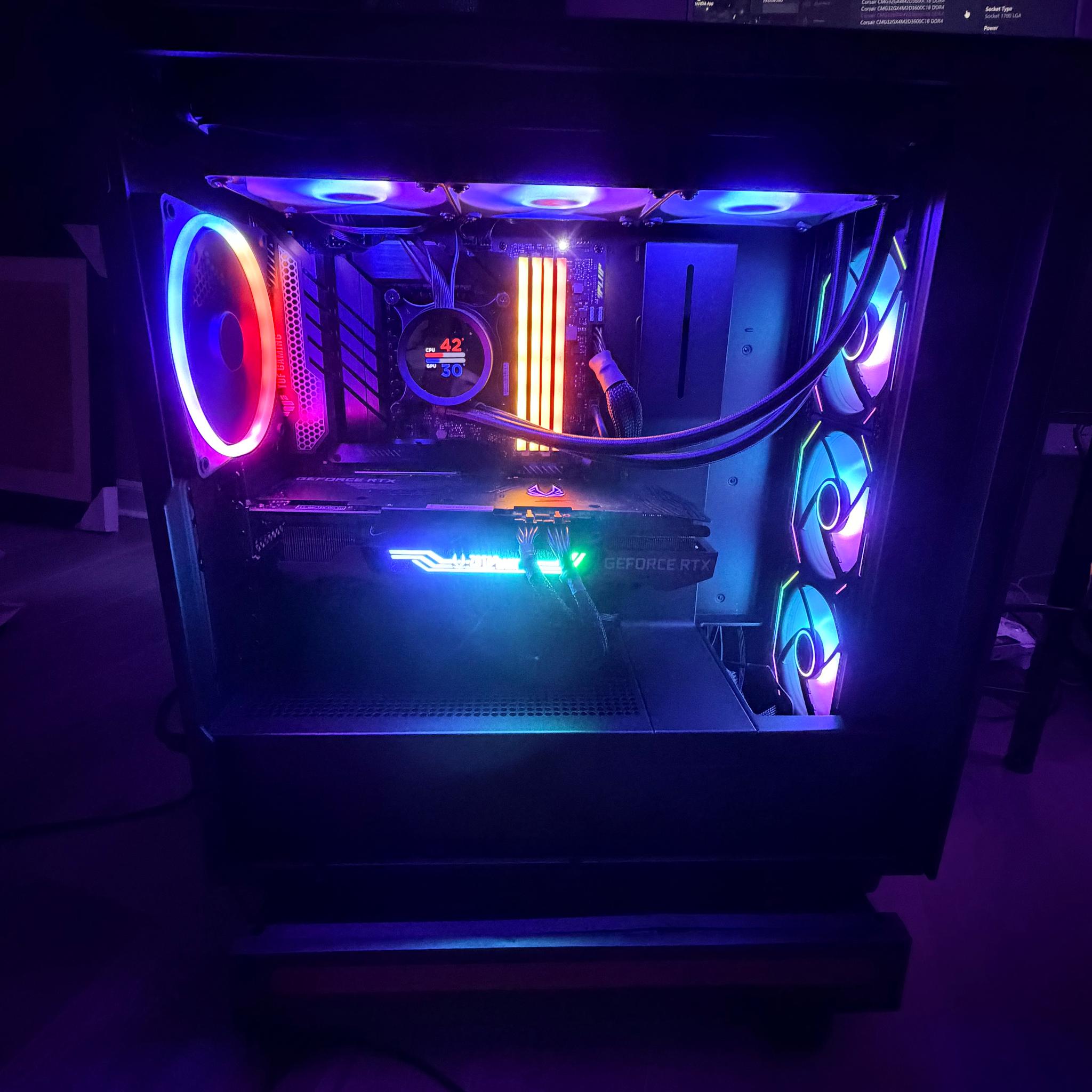 GeForce RTX 3080 12GB Custom Gaming PC - Core i7-13700K, 64GB RAM, 2TB SSD
