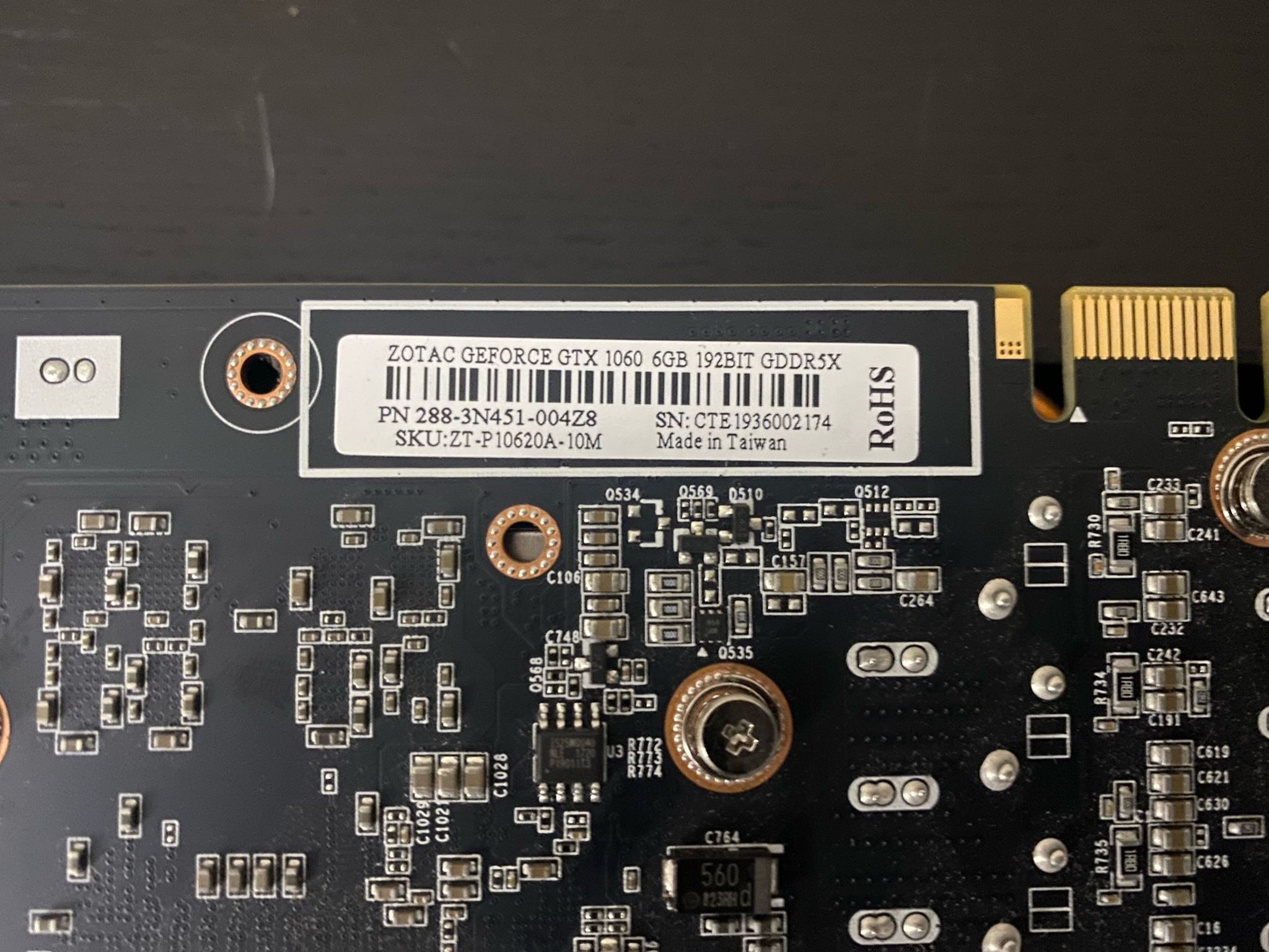 Zotac 1060 6GB